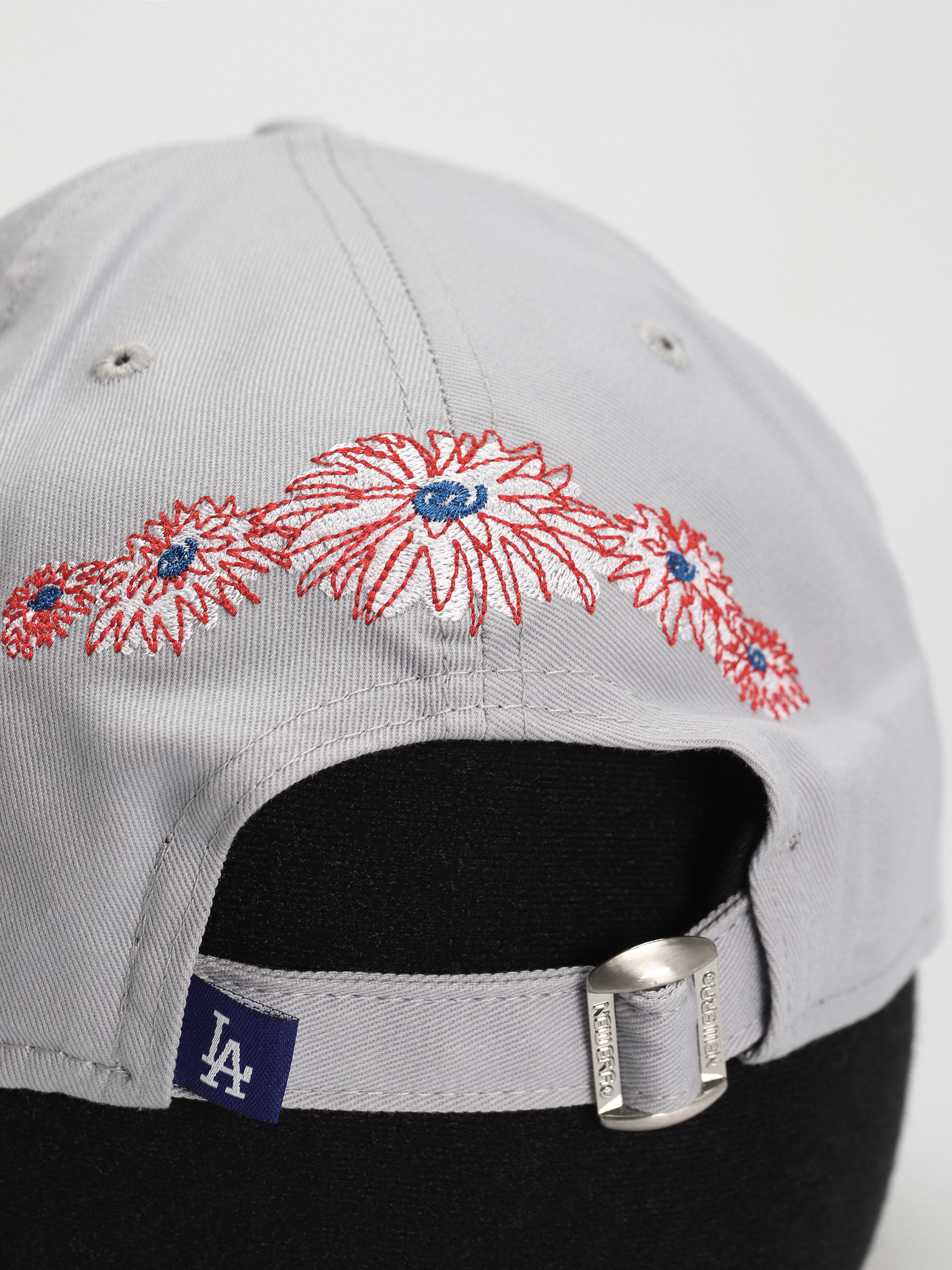 New Era Flower Icon 9Forty Los Angeles Dodgers Baseball sapka (gray)