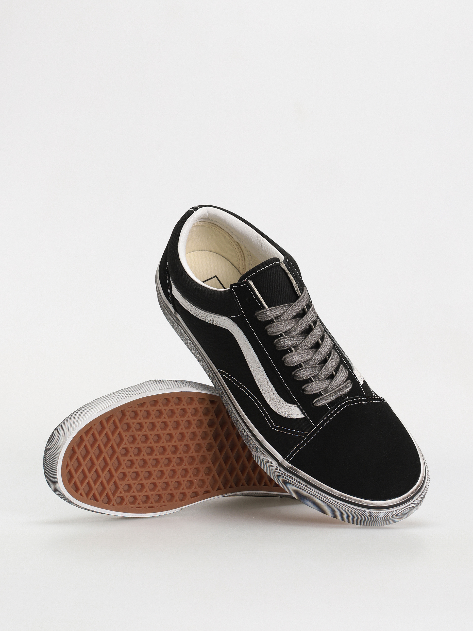 Vans Old Skool Cipők (stressed black/white)