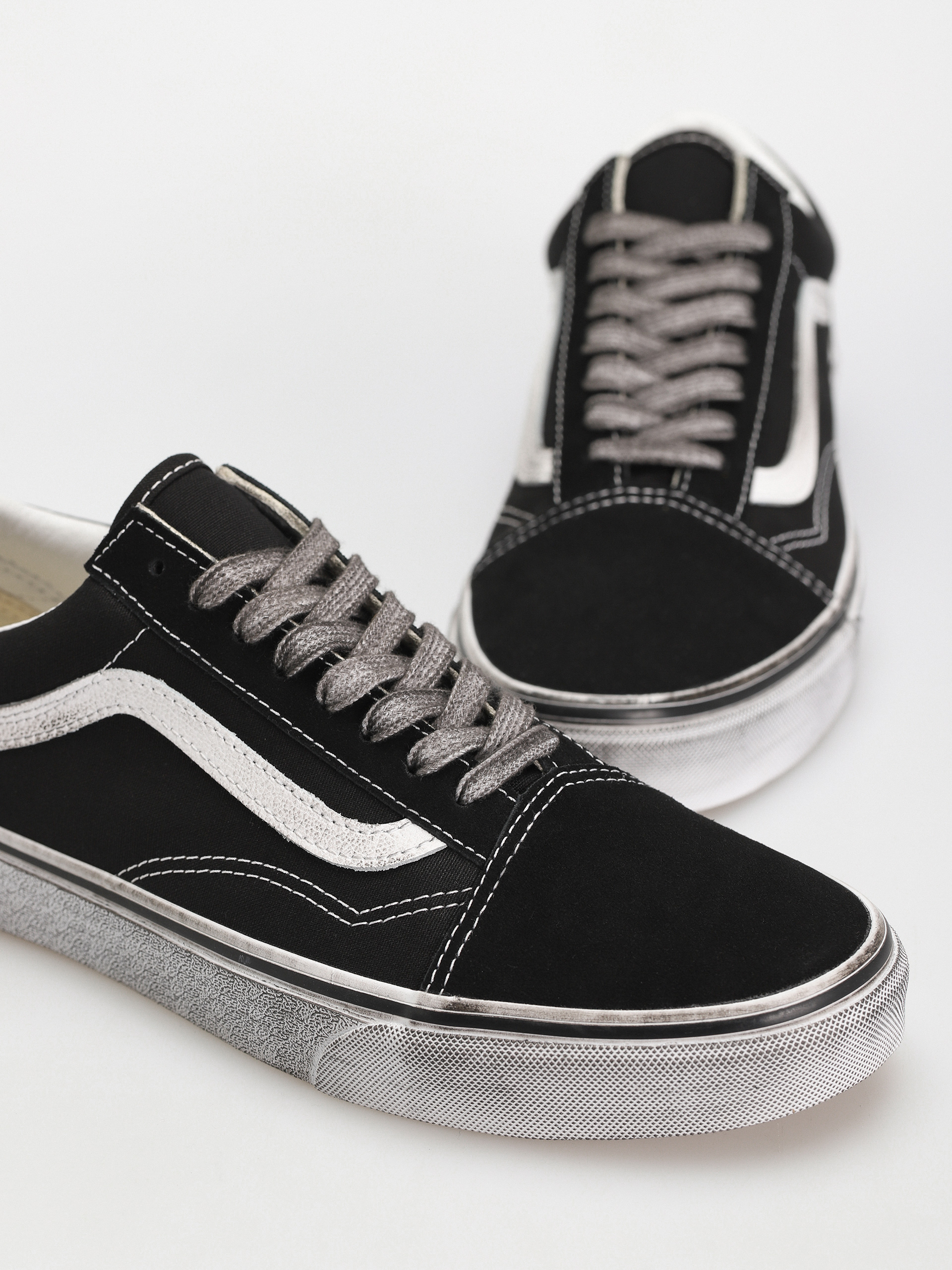 Vans Old Skool Cipők (stressed black/white)