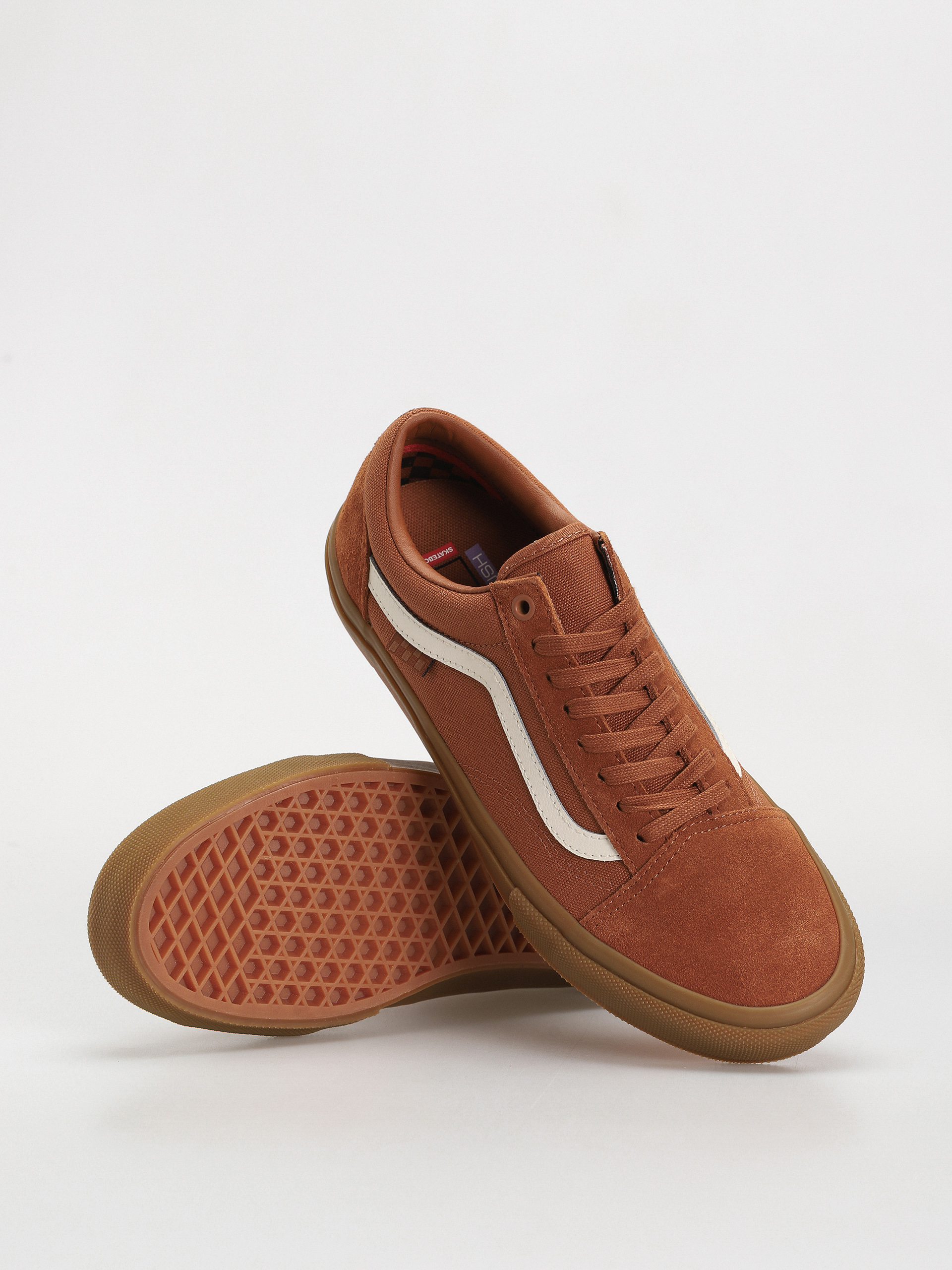 Vans Skate Old Skool Cipők (brown/gum)