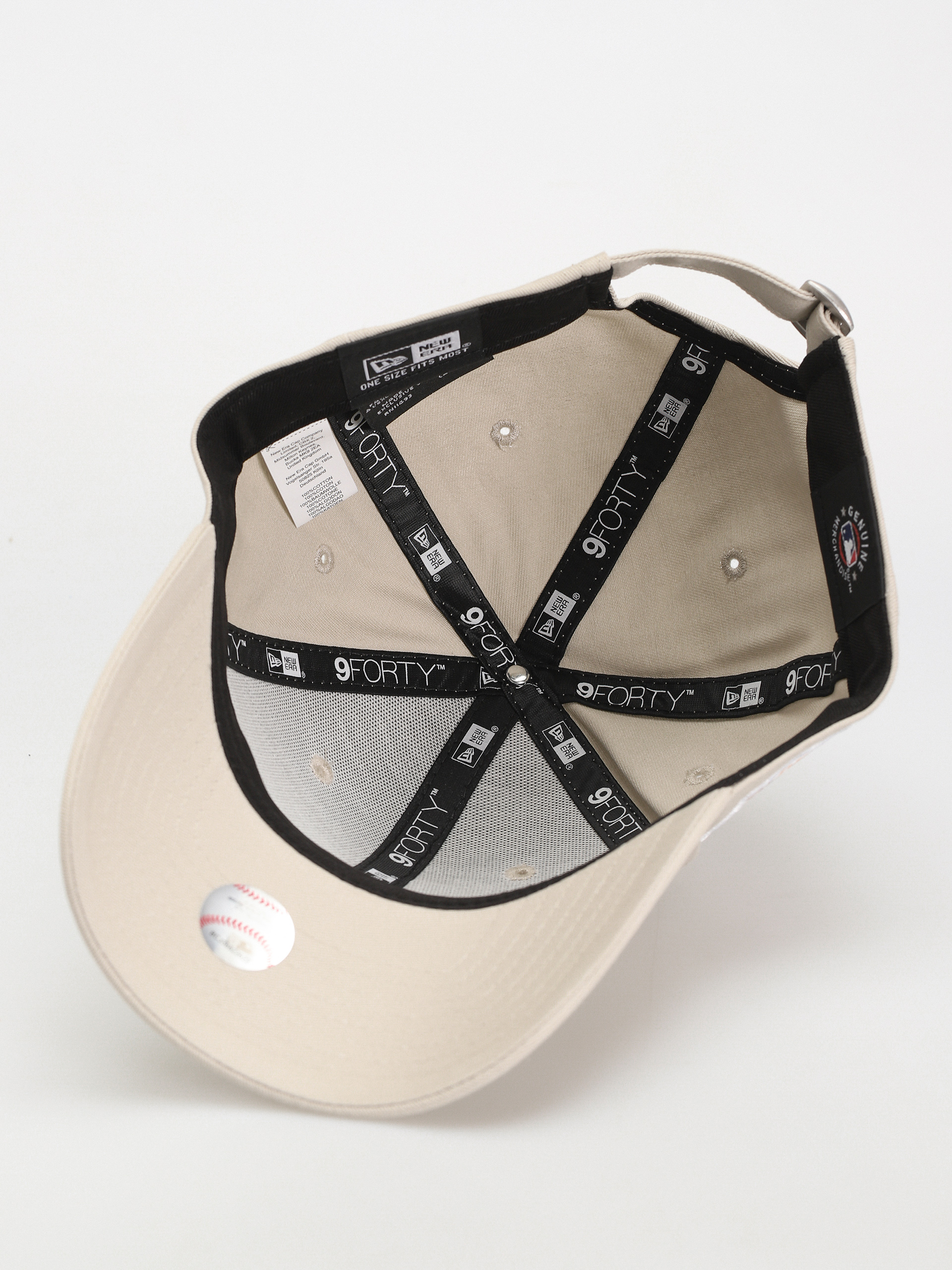 New Era Side Patch 9Forty Los Angeles Dodgers Baseball sapka (stone/white)