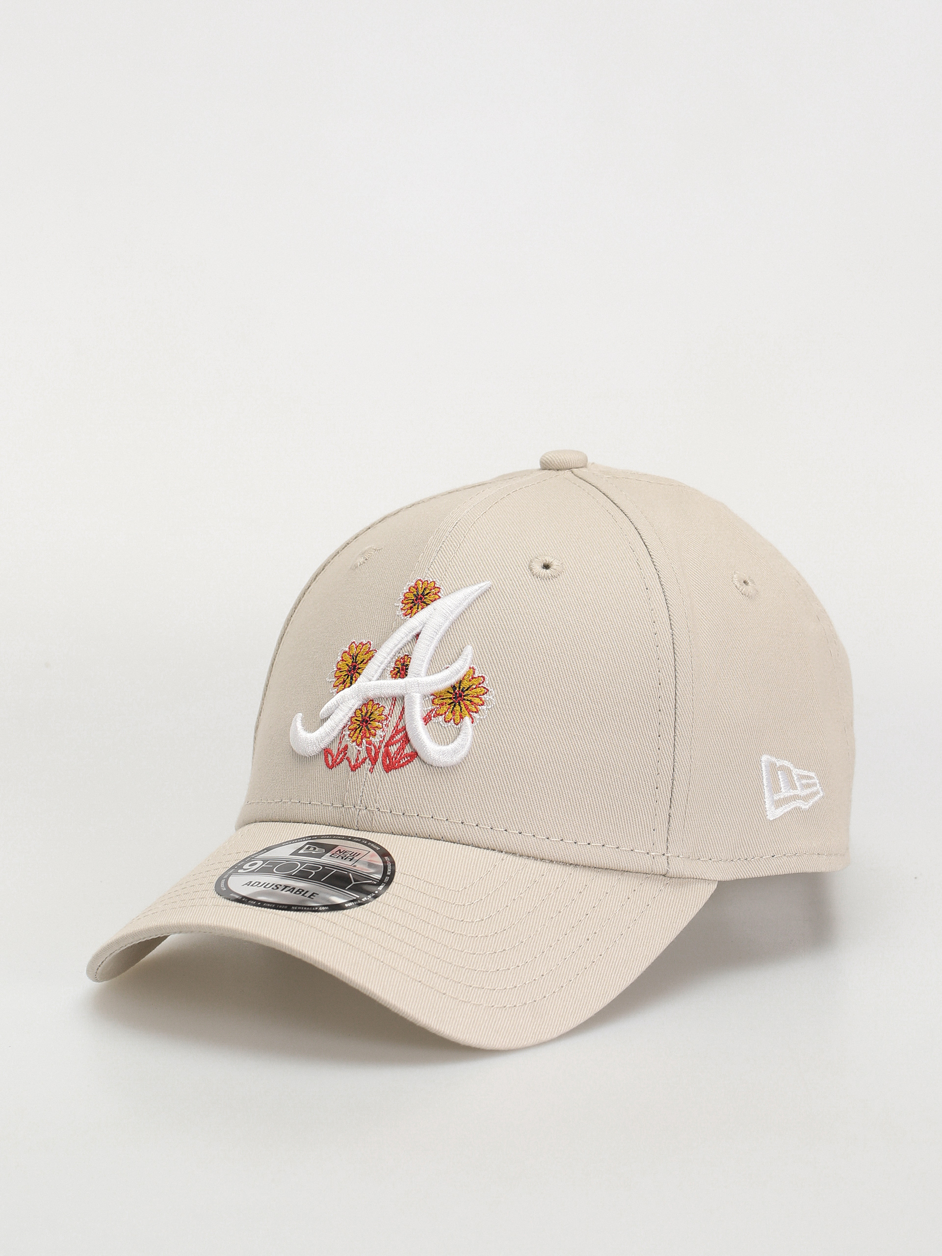 New Era Flower Icon 9Forty Atlanta Braves Baseball sapka (stone)