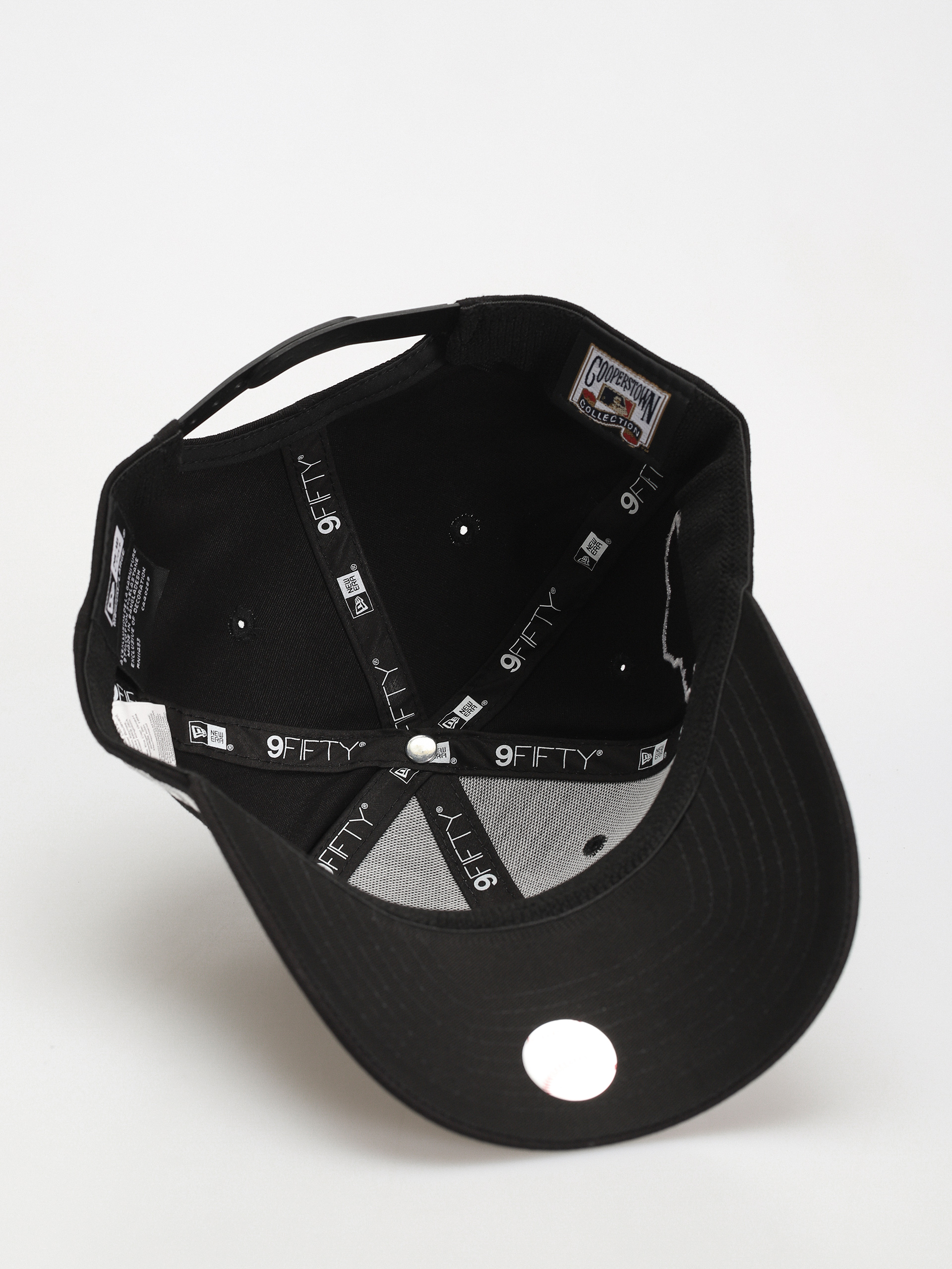 New Era Team Colour 9Fifty SS New York Yankees Baseball sapka (black/white)