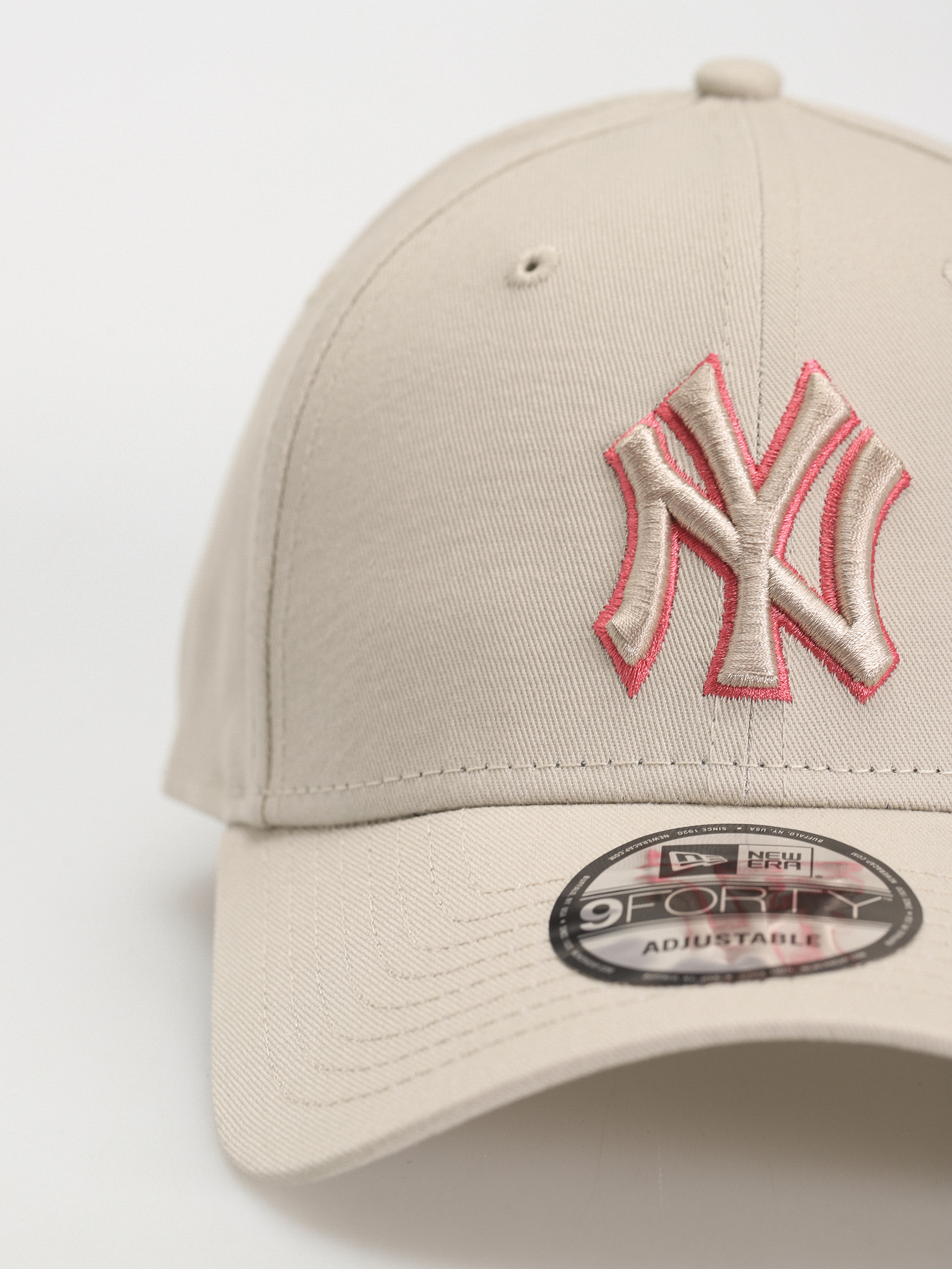 New Era Team Outline 9Forty New York Yankees Baseball sapka (stone)