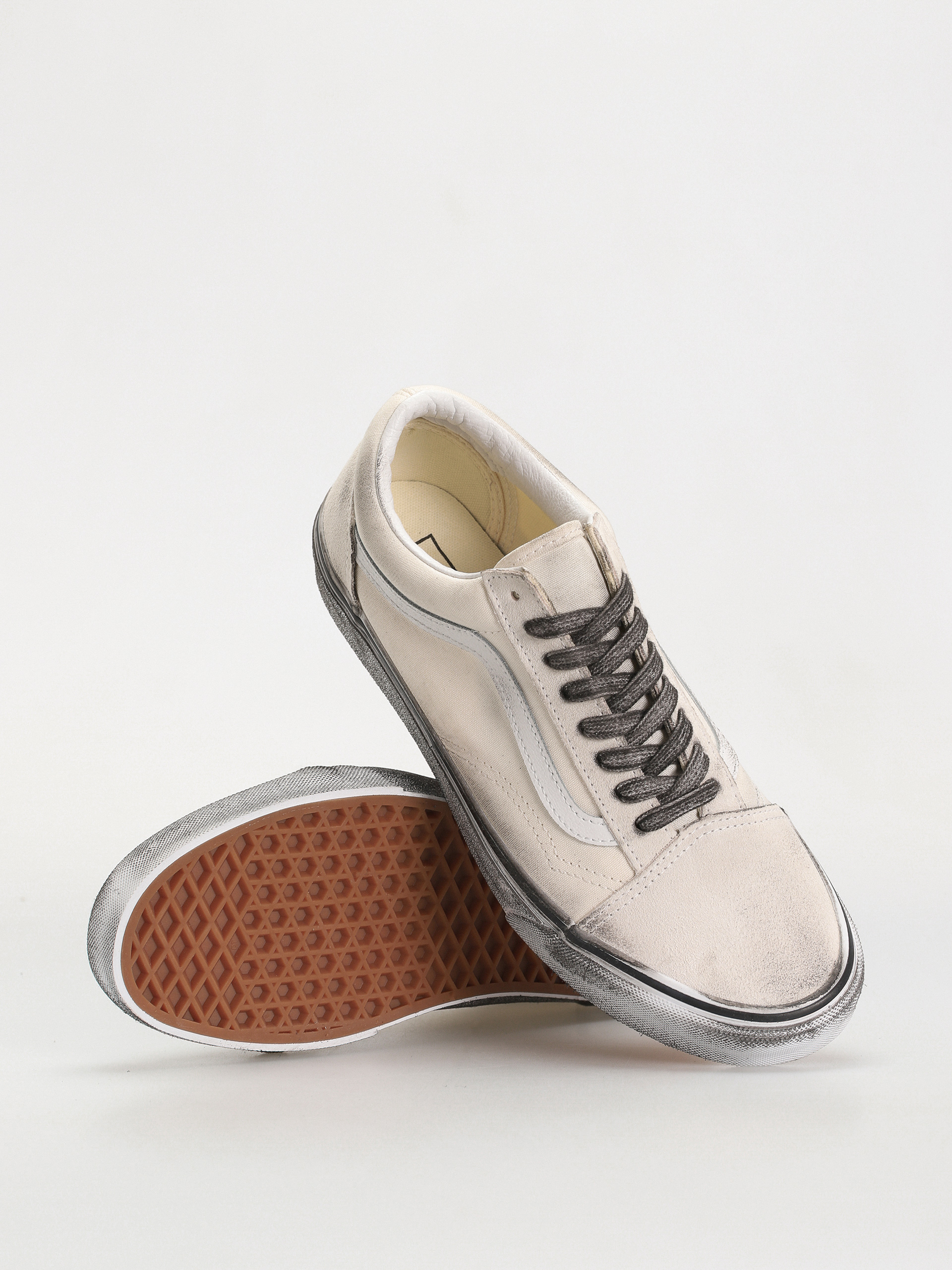 Vans Old Skool Cipők (stressed white/white)