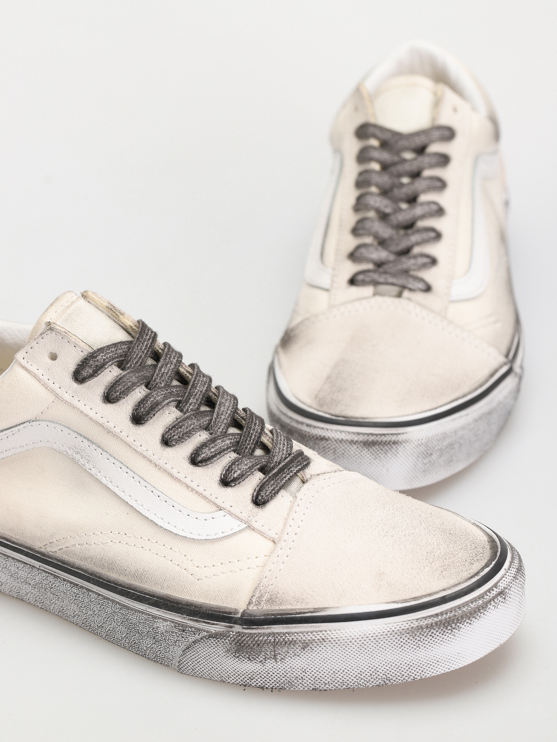 Vans Old Skool Cipők (stressed white/white)