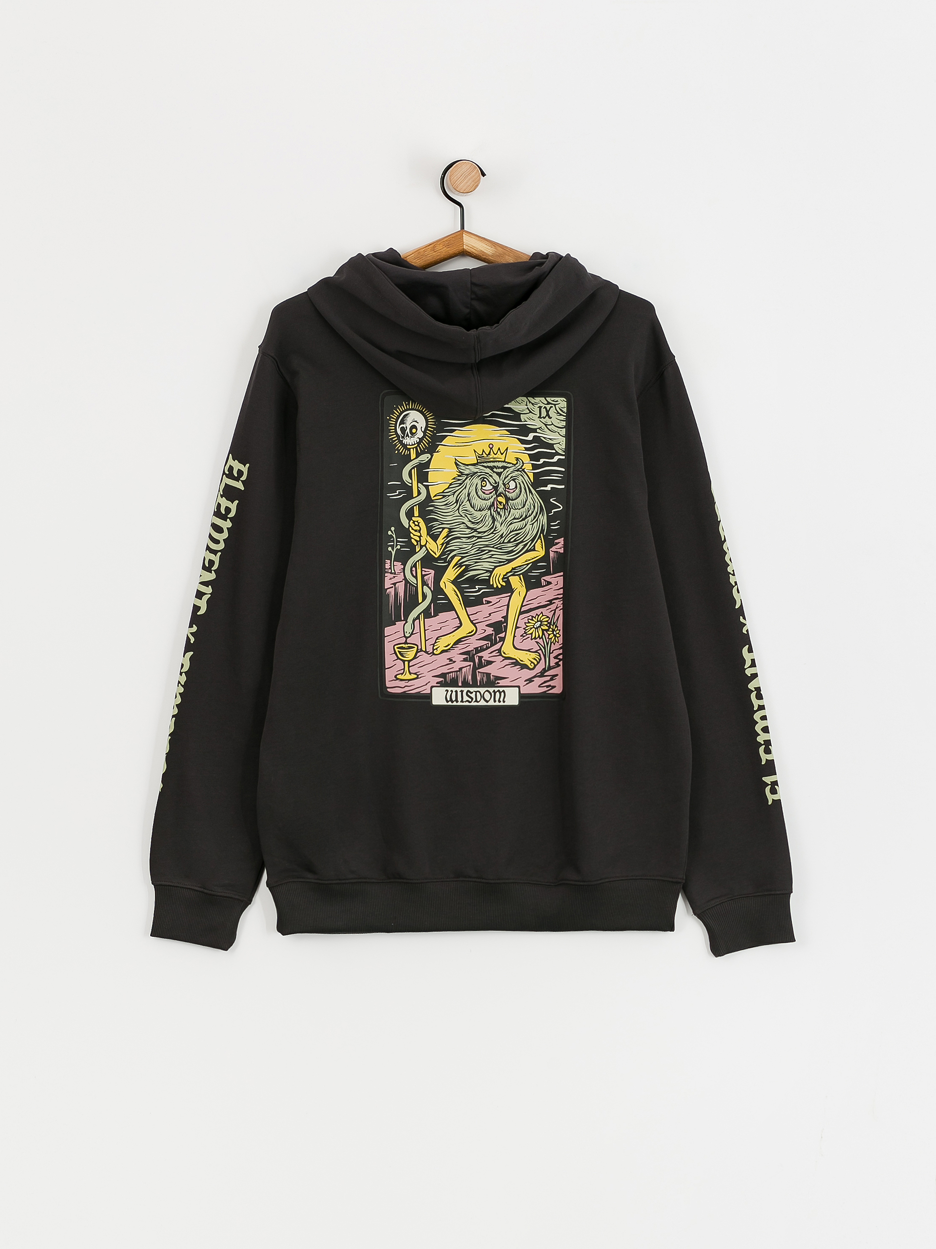 Element Timber Wisdom HD Kapucnis pulóver (off black)