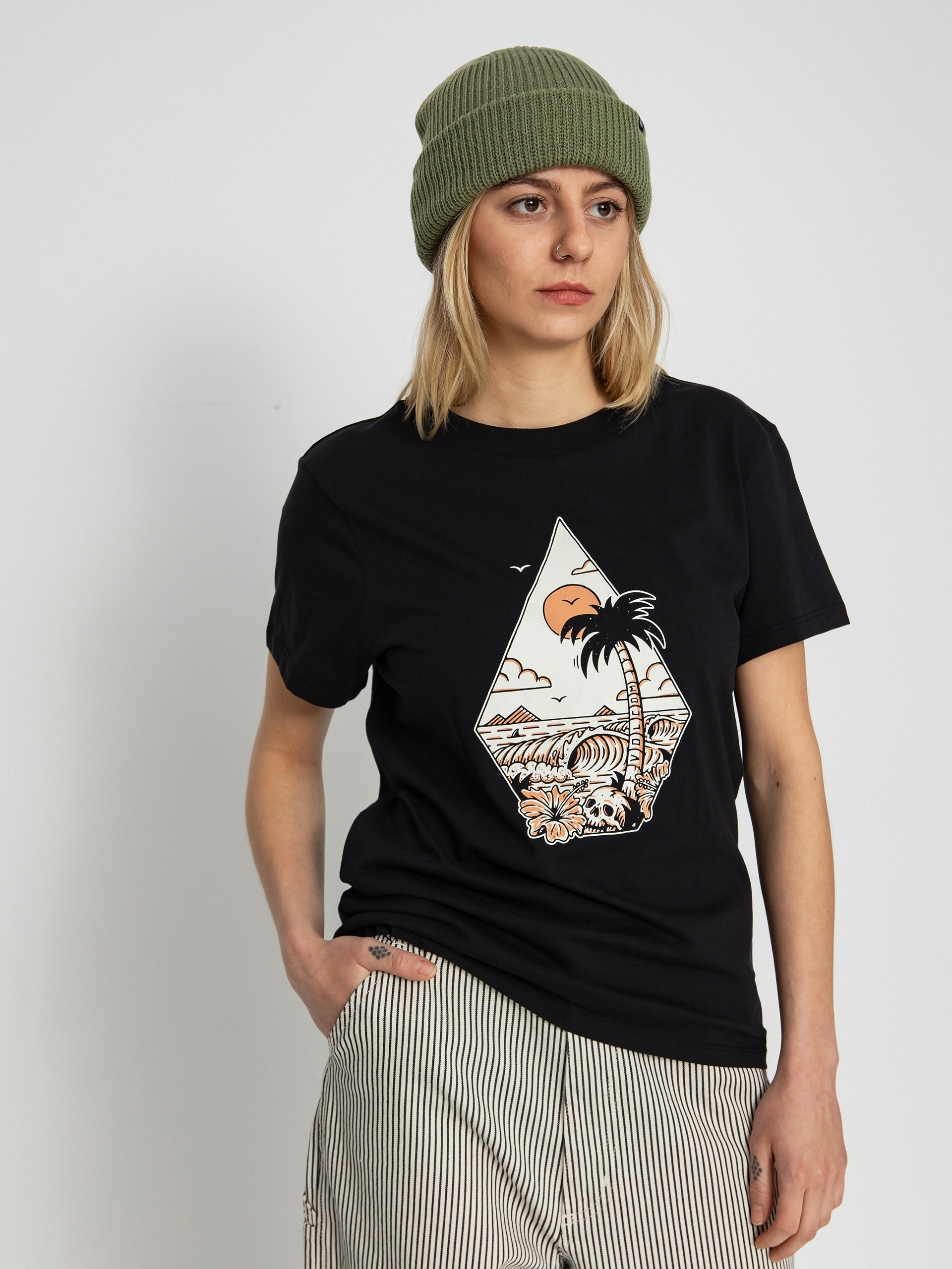 Volcom Radical Daze Wmn Póló (black)