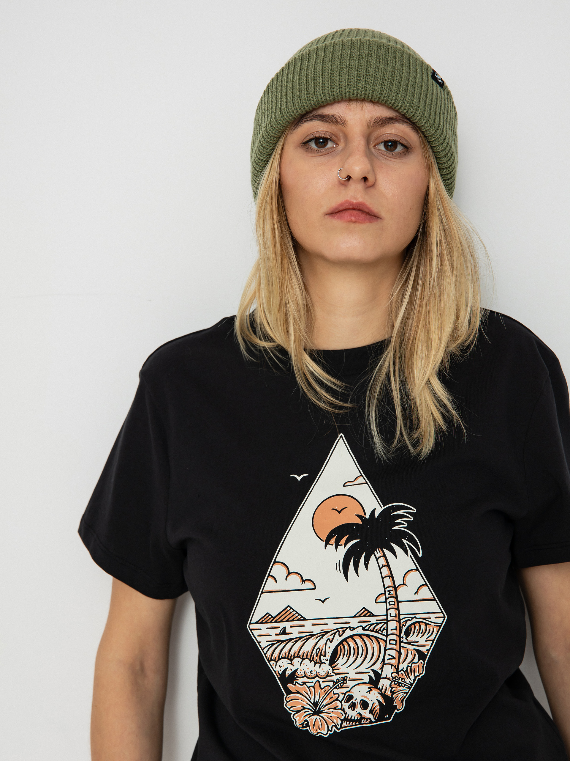 Volcom Radical Daze Wmn Póló (black)