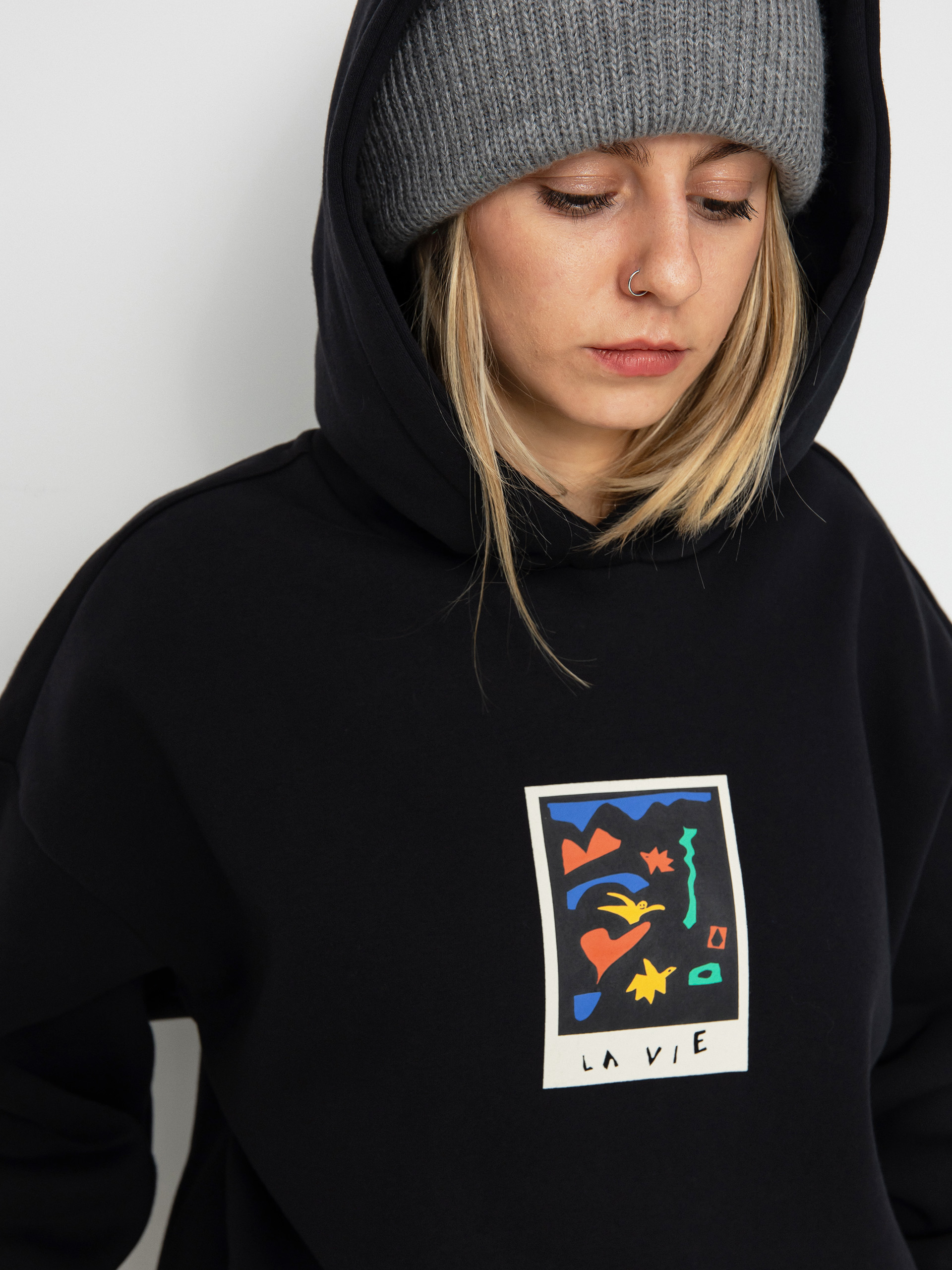 Volcom Fa Arthur Longo HD Wmn Kapucnis pulóver (black)