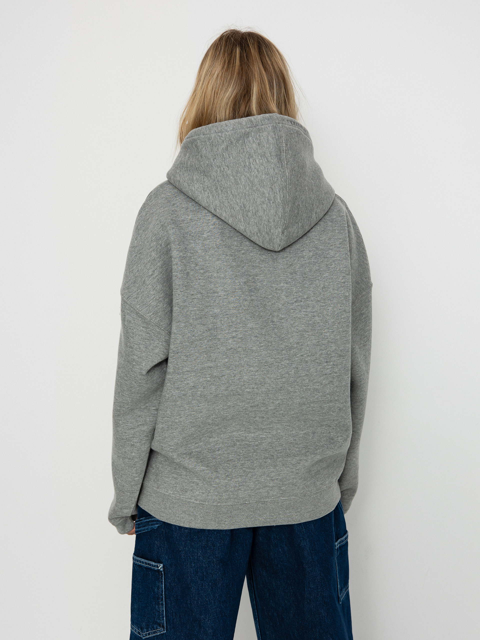 Kapucnis pulóver Volcom Stone Srt Up HD Wmn (heather grey)