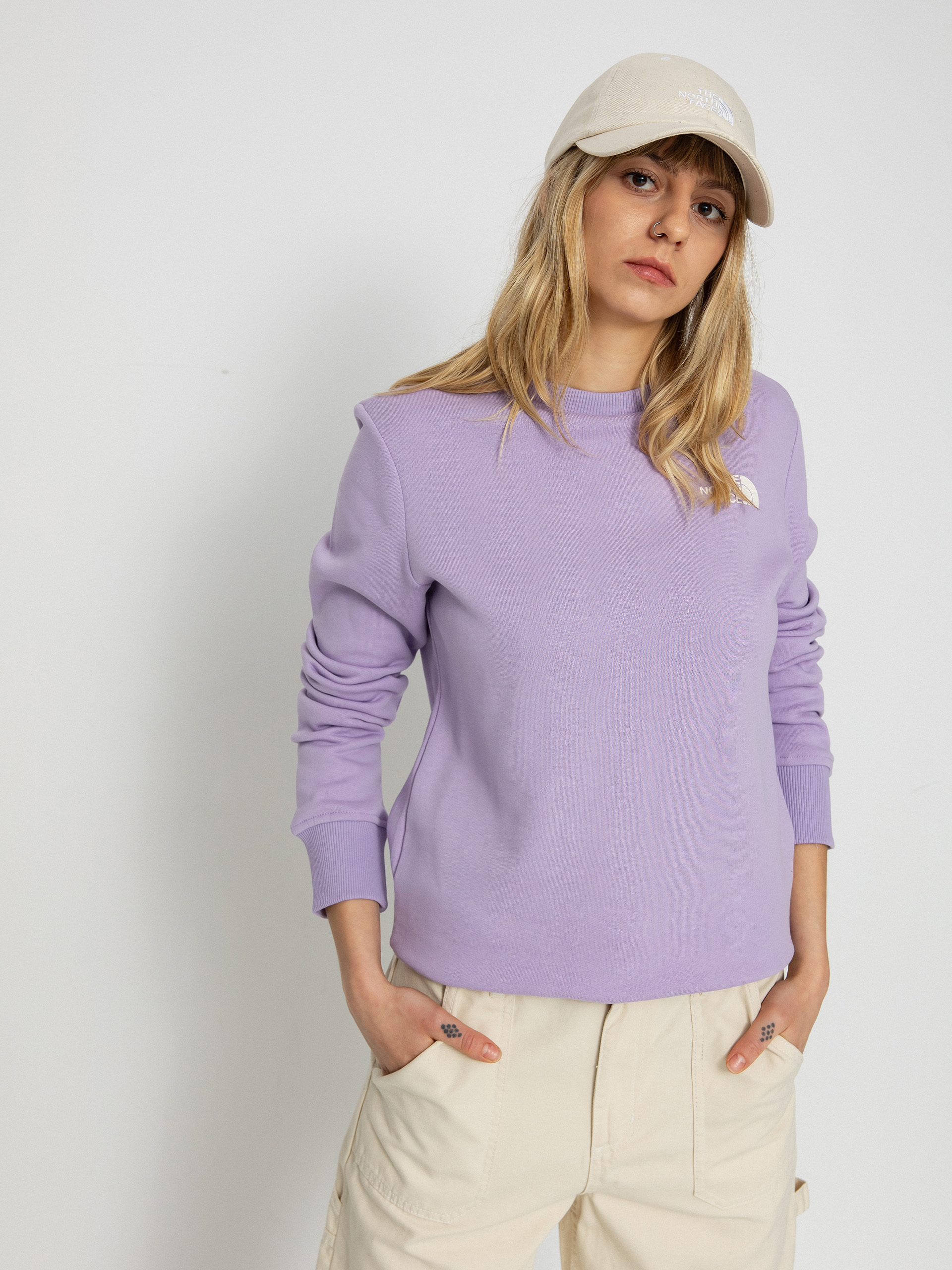 Pulóver The North Face Graphic Crew 3 Wmn (lite lilac)