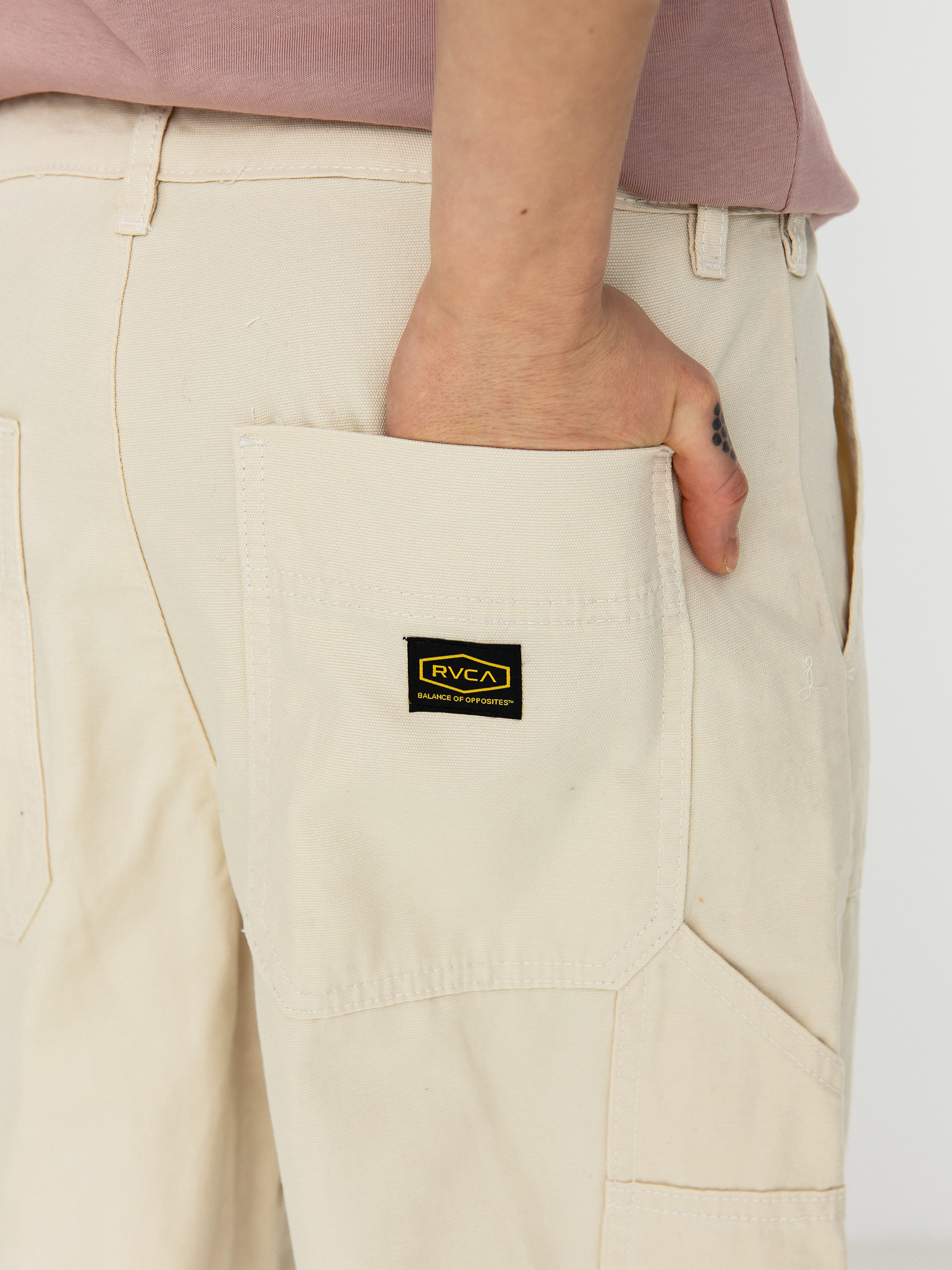 RVCA Recession Kisnadrág Wmn (latte)