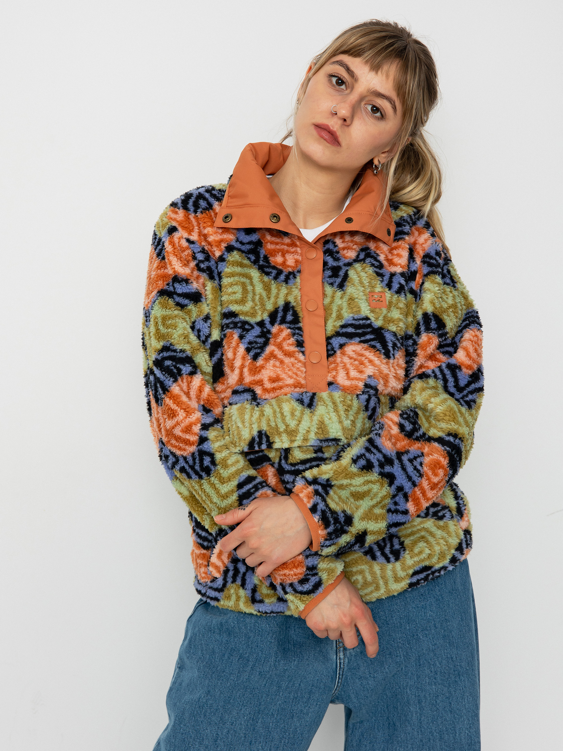 Női Billabong Switchback Polár pulóver (cosmic blue)