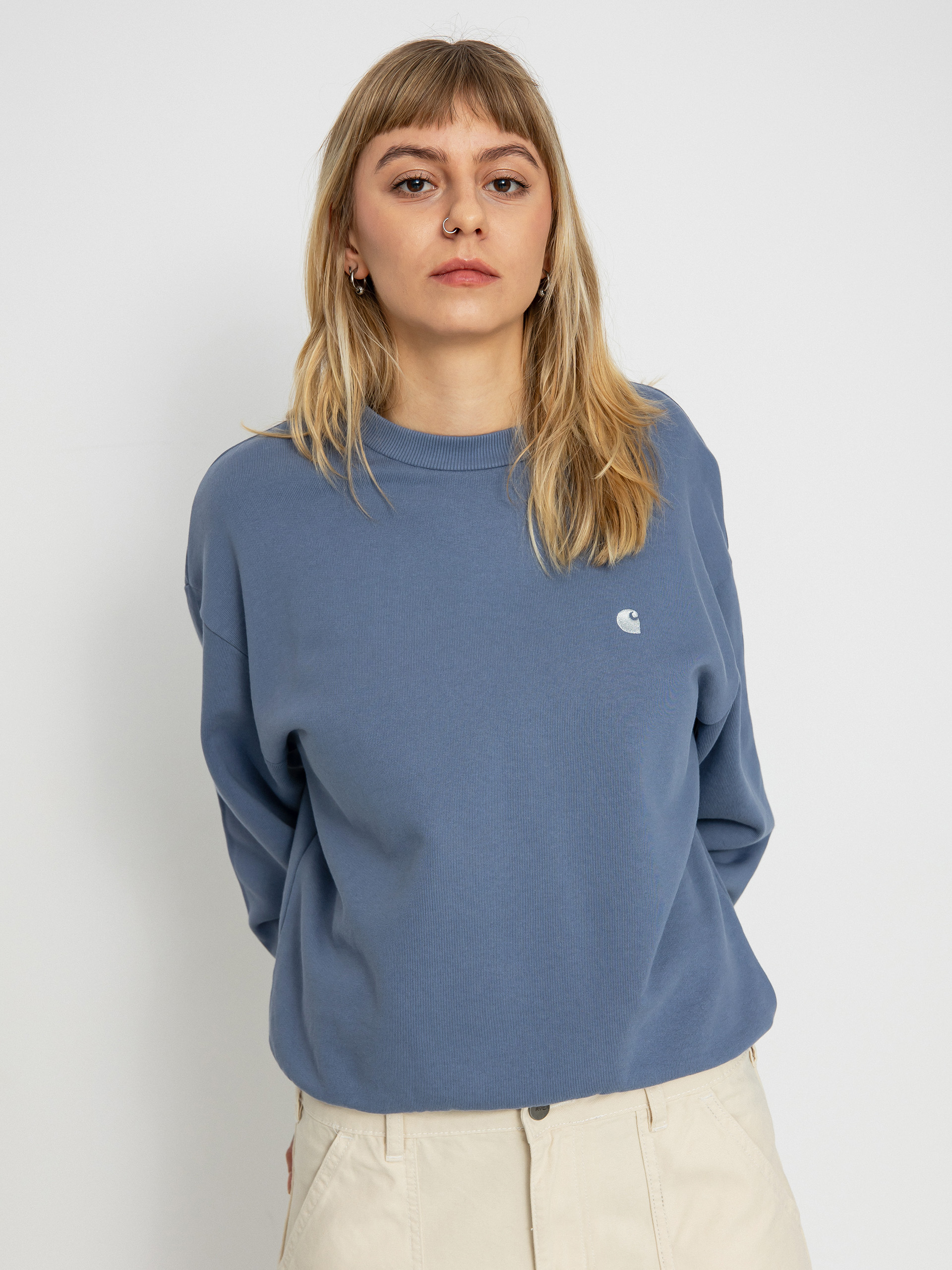 Carhartt WIP Casey Pulóver Wmn (bay blue/silver)