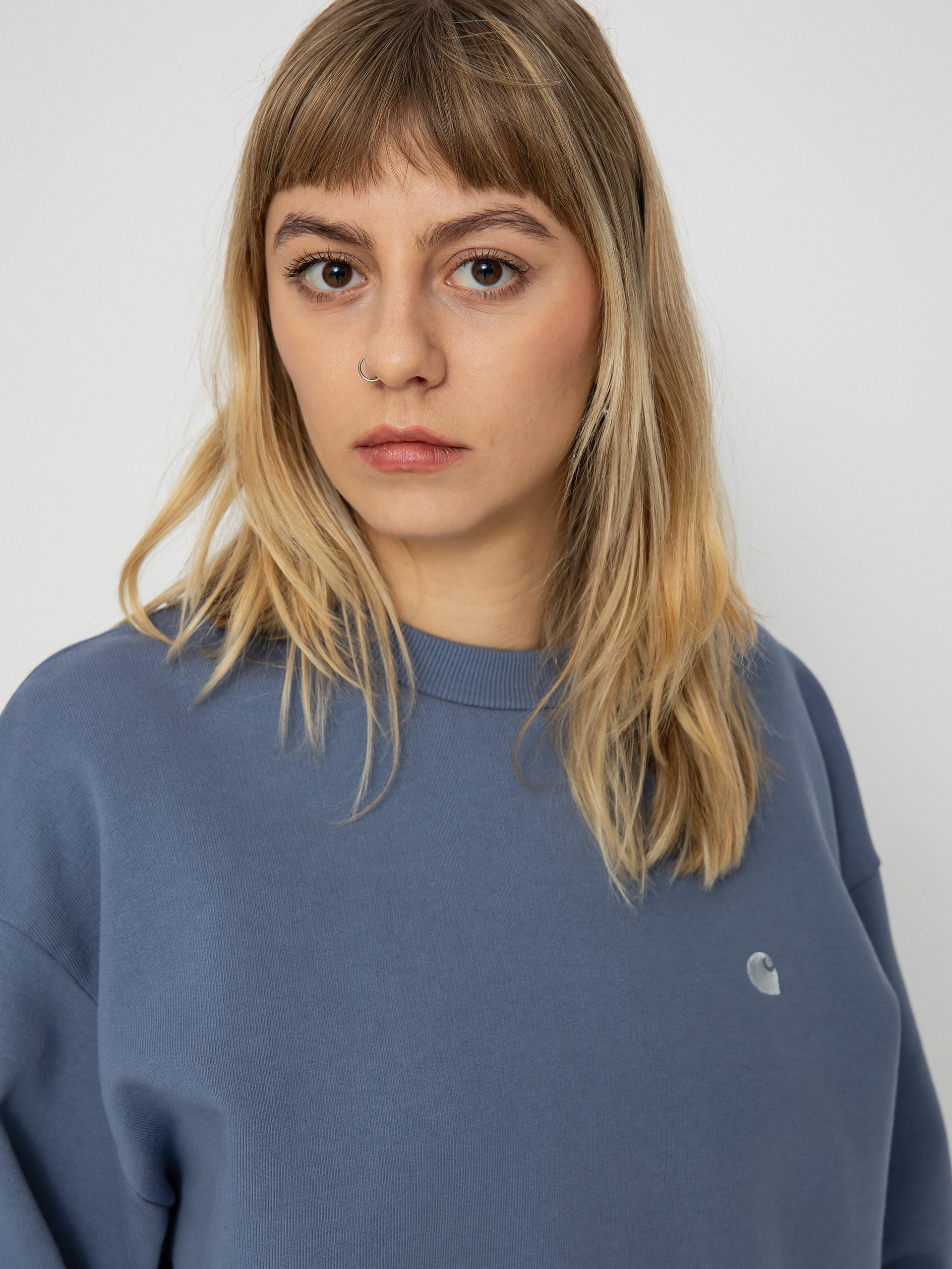 Carhartt WIP Casey Pulóver Wmn (bay blue/silver)