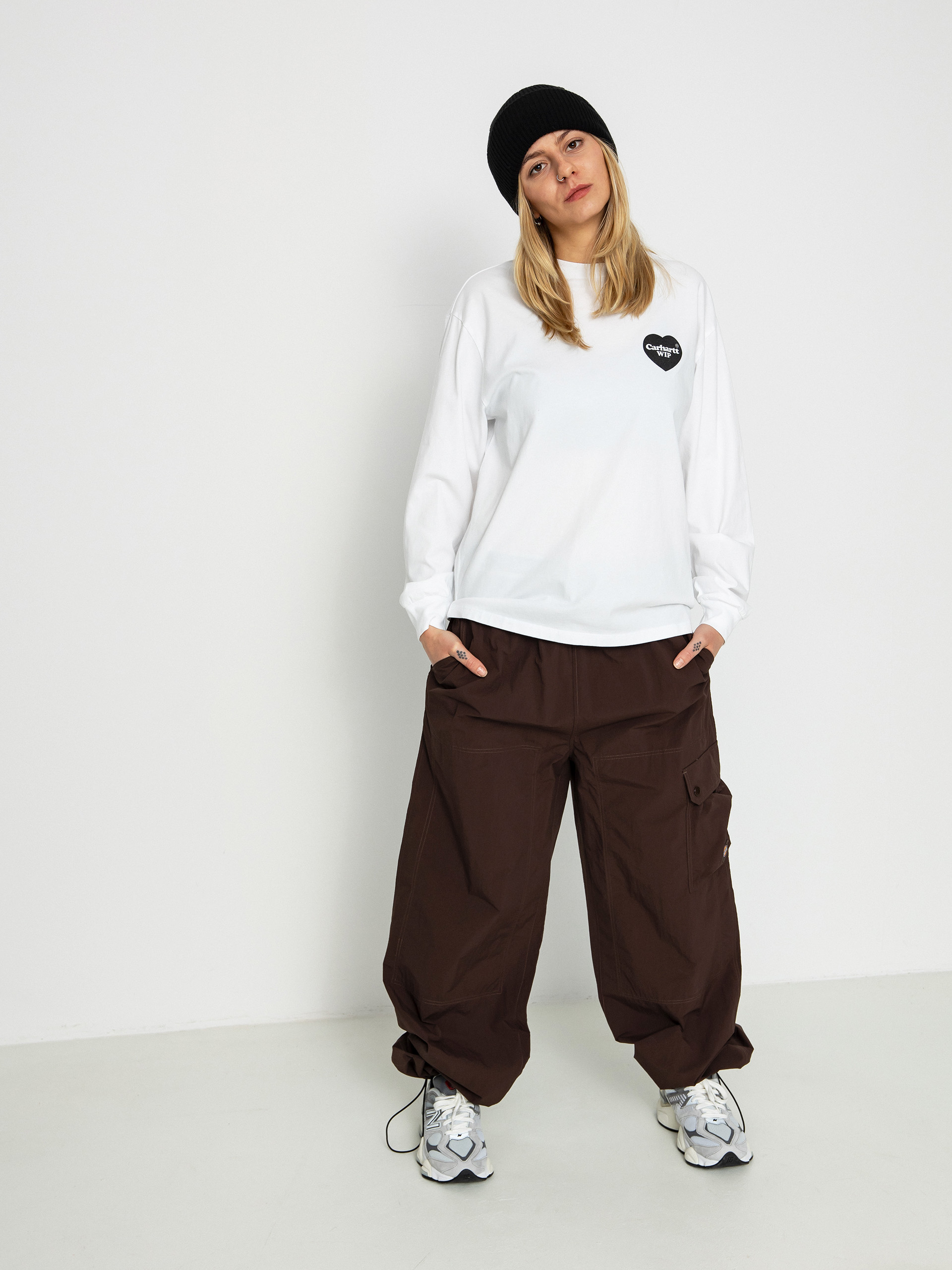 Carhartt WIP Heart Bandana Hosszú ujjú felső Wmn (white/black)