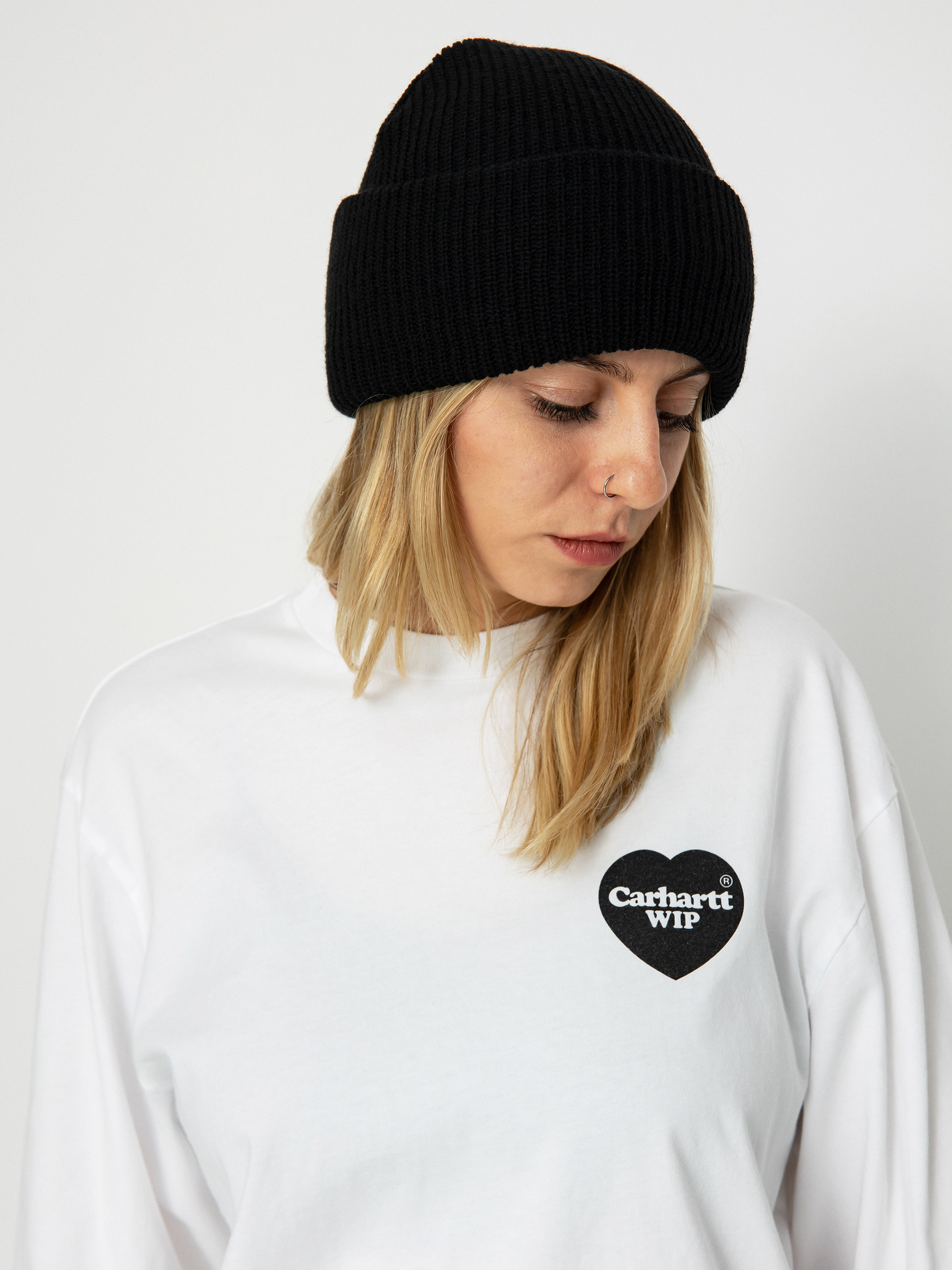 Carhartt WIP Heart Bandana Hosszú ujjú felső Wmn (white/black)