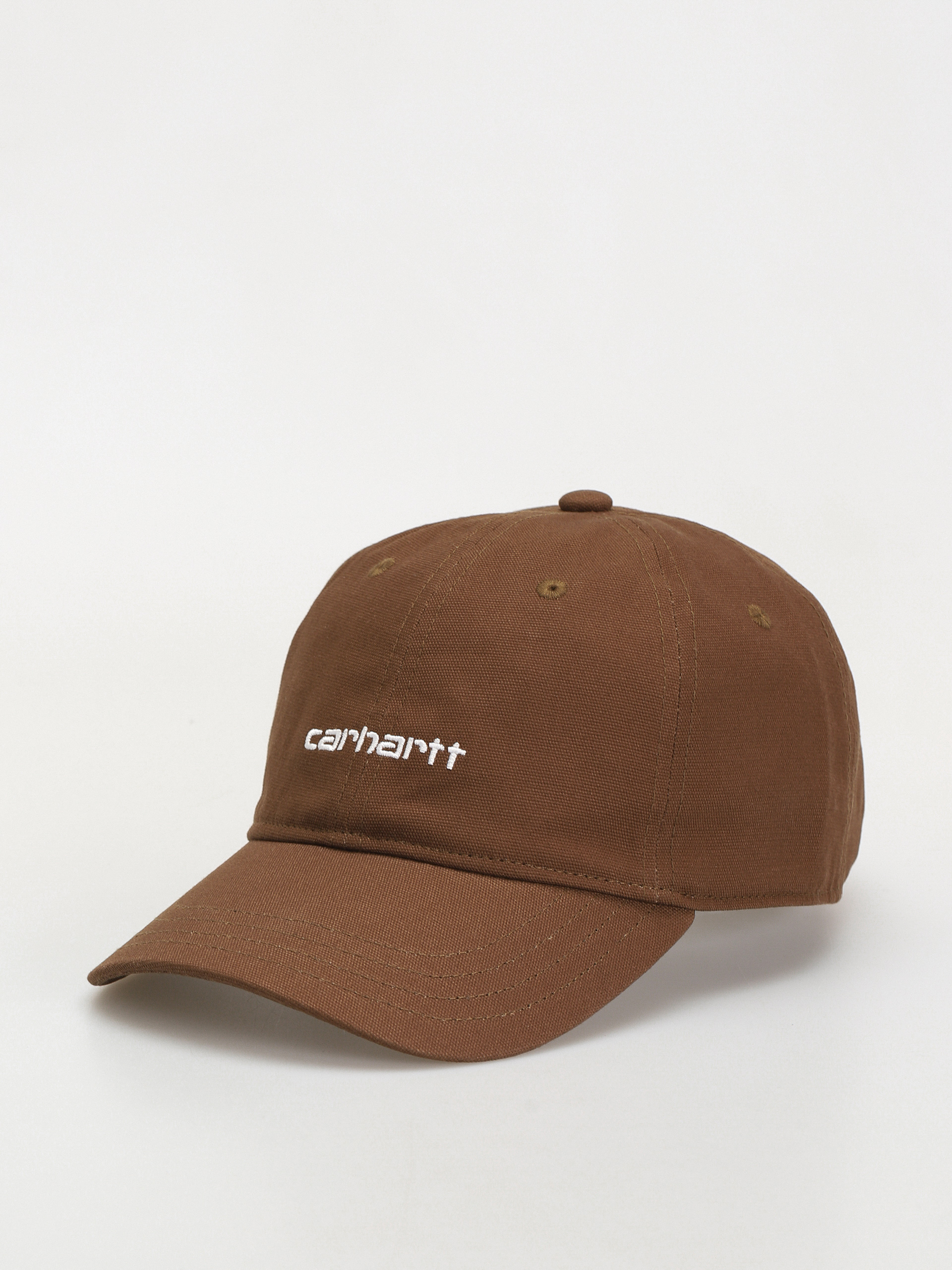 Carhartt WIP Canvas Script Baseball sapka (lumber/white)