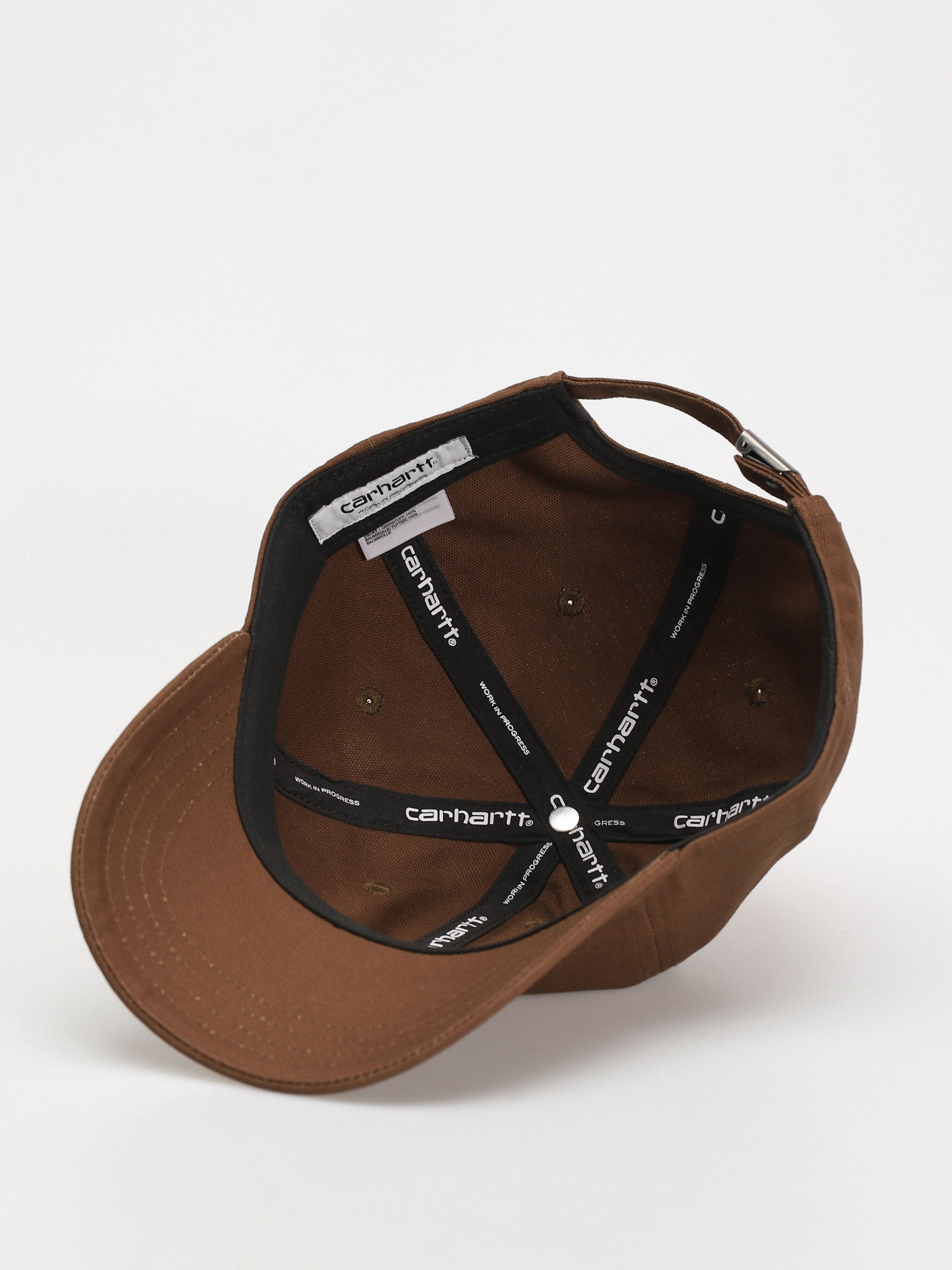 Carhartt WIP Canvas Script Baseball sapka (lumber/white)