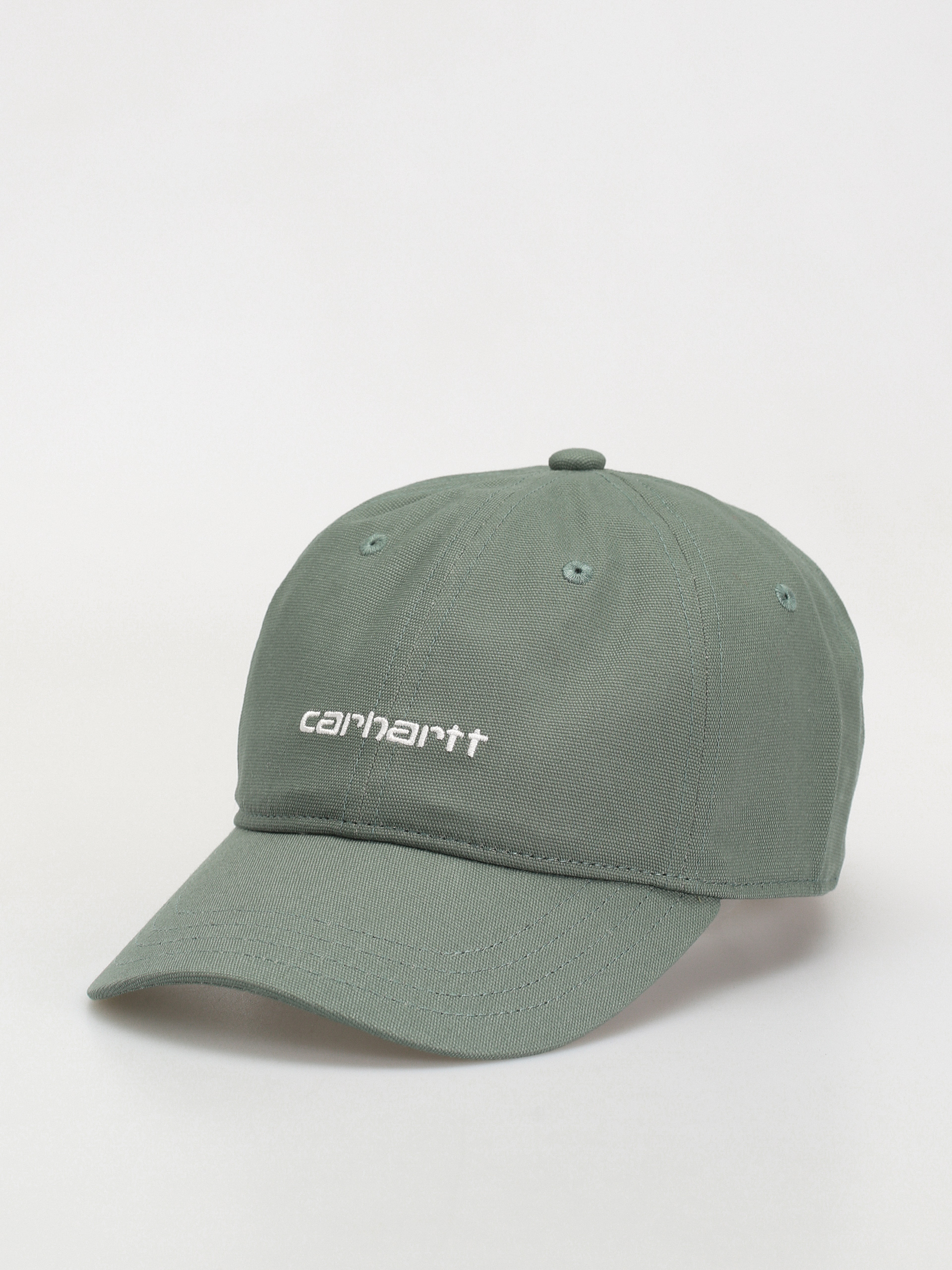 Carhartt WIP Canvas Script Baseball sapka (park/white)