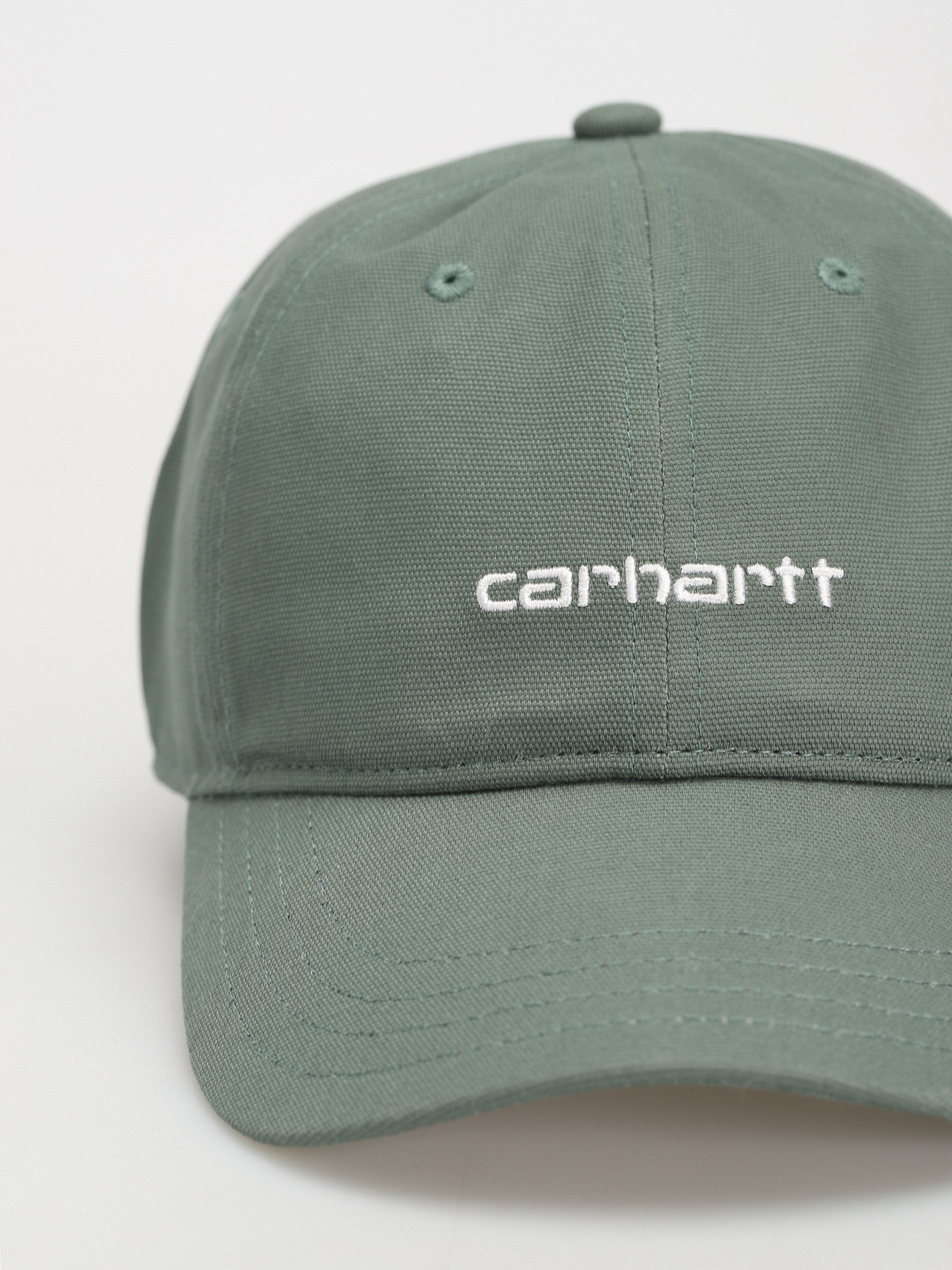 Carhartt WIP Canvas Script Baseball sapka (park/white)