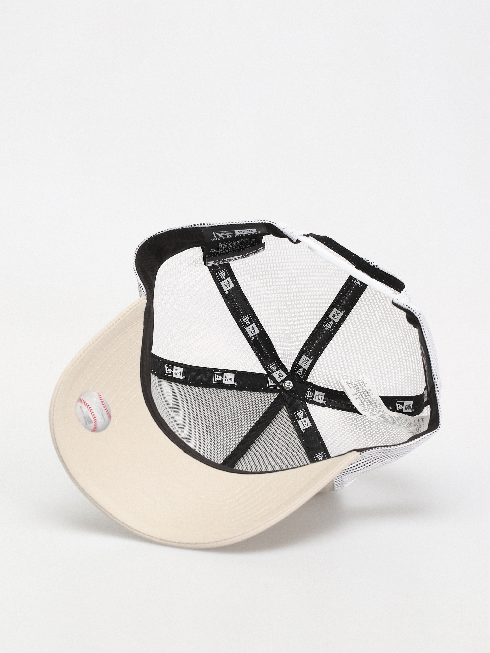 New Era League Essential 9Forty Af Trucker New York Yankees Baseball sapka (stone/white)