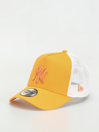New Era League Essential Trucker New York Yankees Baseball sapka (yellow/white)