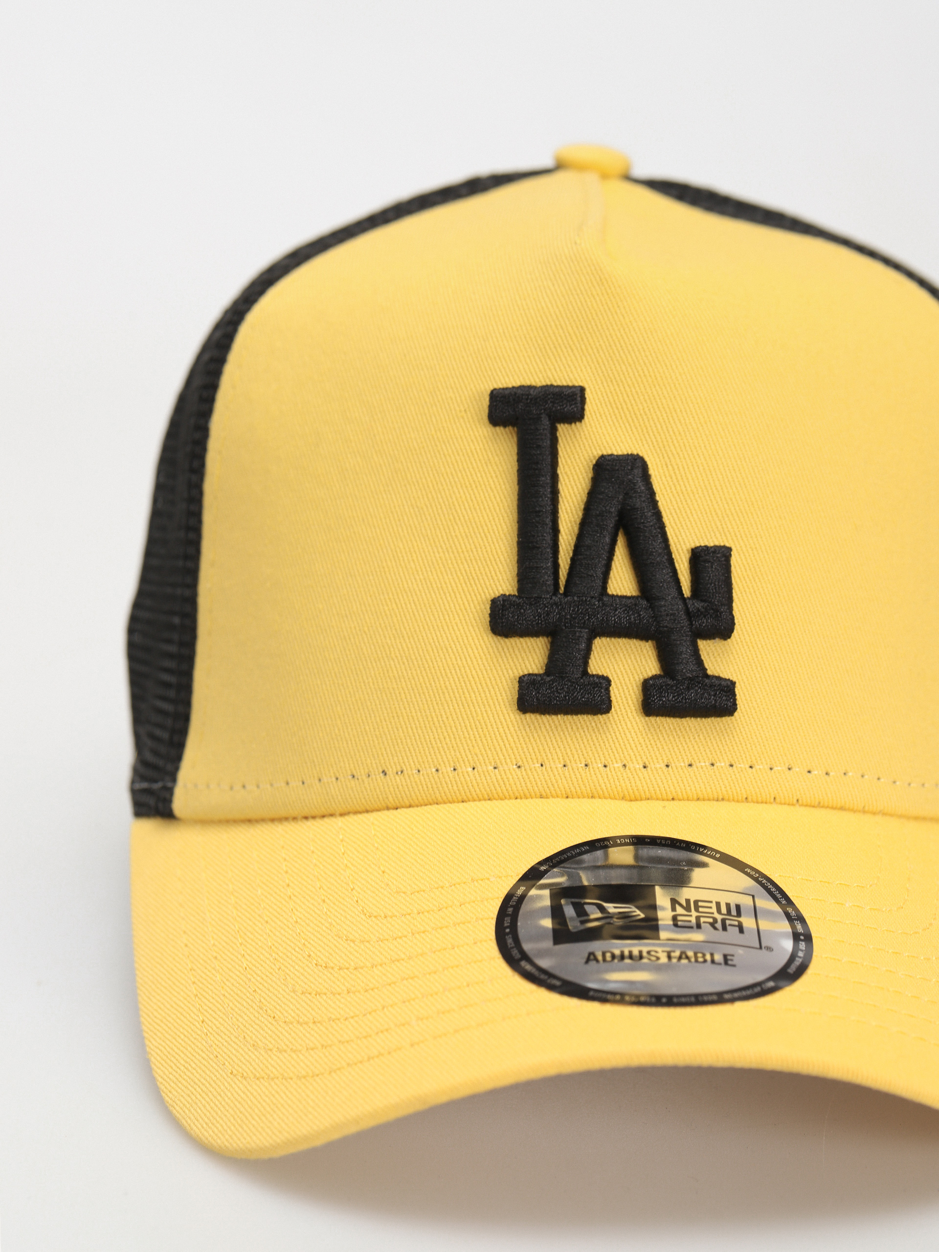 New Era League Essential Trucker Los Angeles Dodgers Baseball sapka (yellow/black)