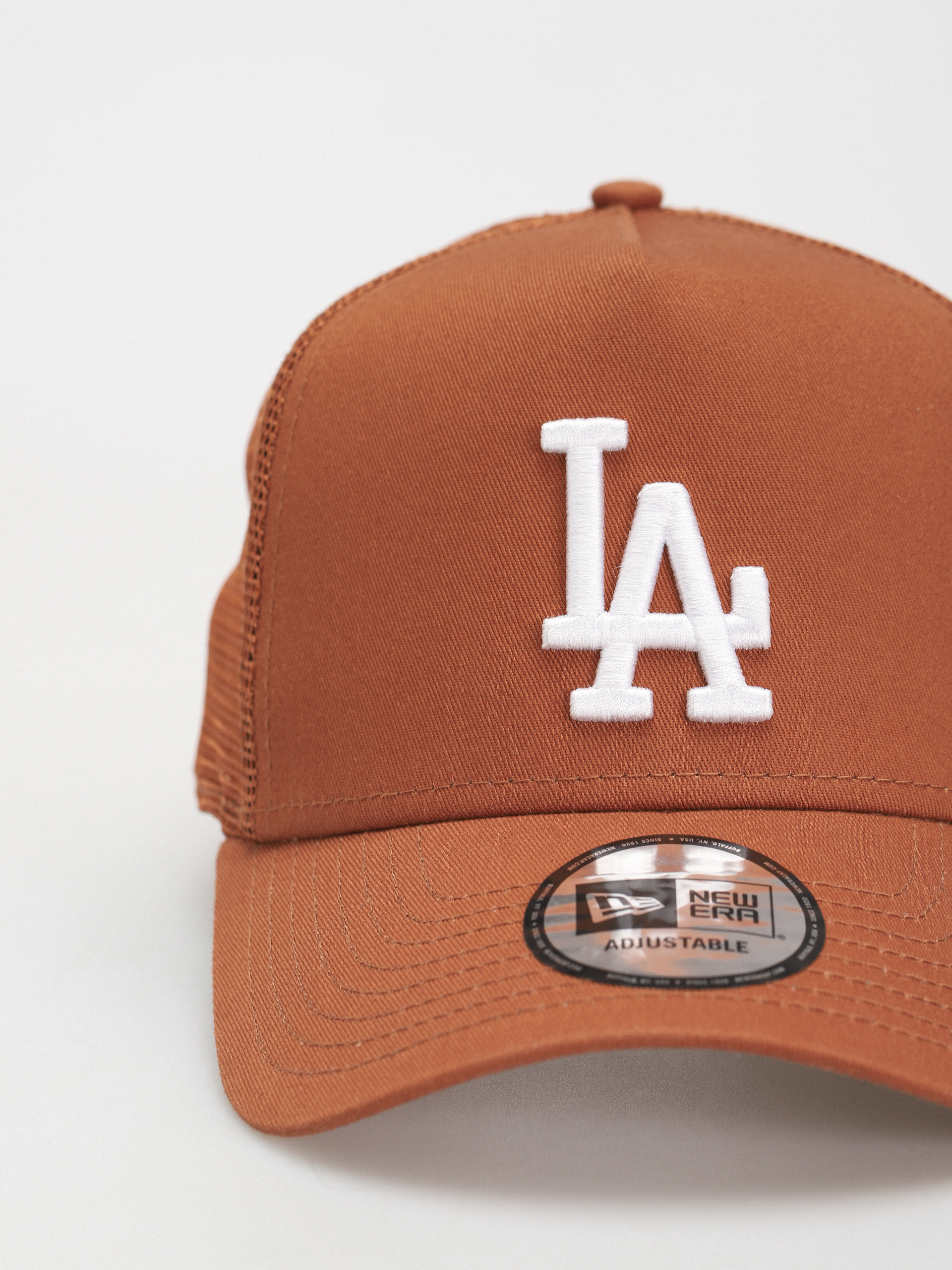 New Era League Essential Trucker Los Angeles Dodgers Baseball sapka (brown)