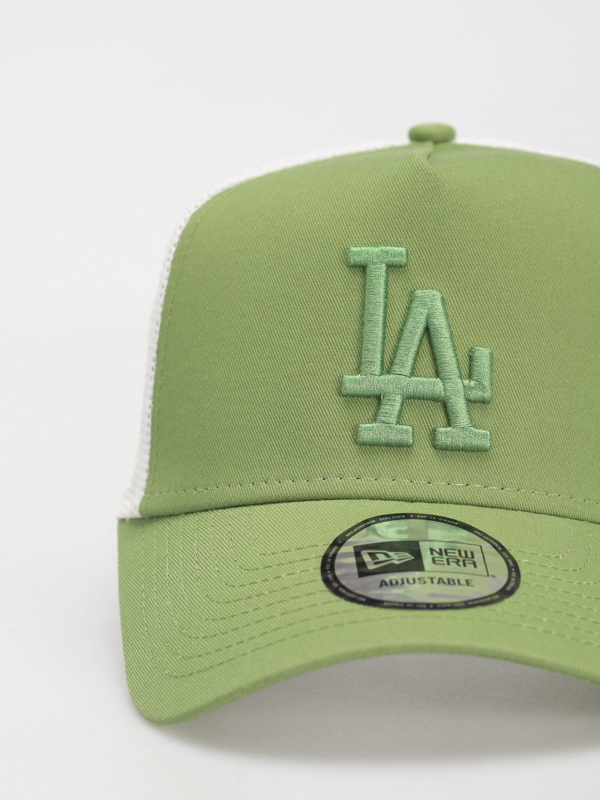 New Era League Essential Trucker Los Angeles Dodgers Baseball sapka (green/white)