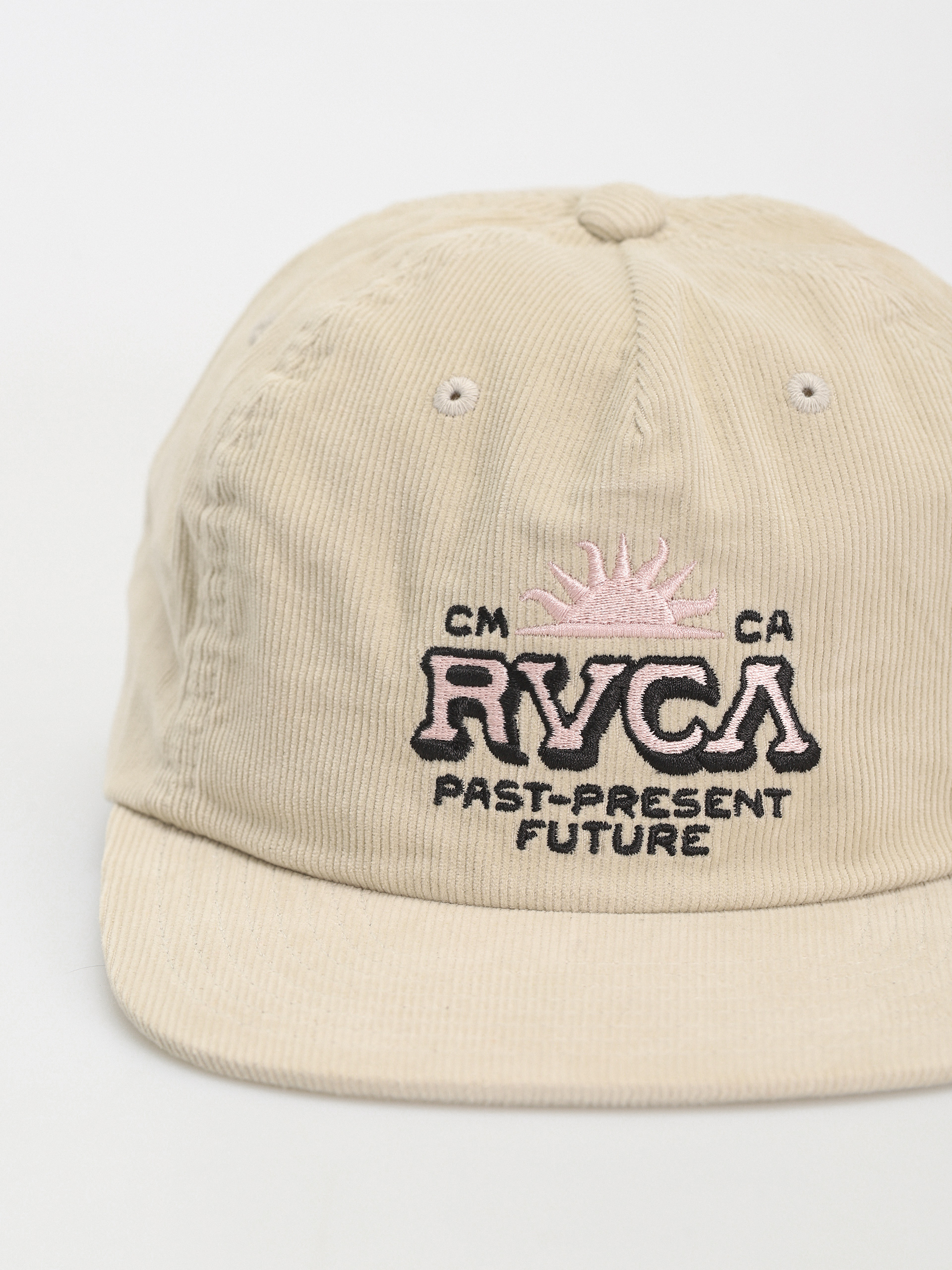 RVCA Type Set Cord Snapback Baseball sapka (silver bleach)