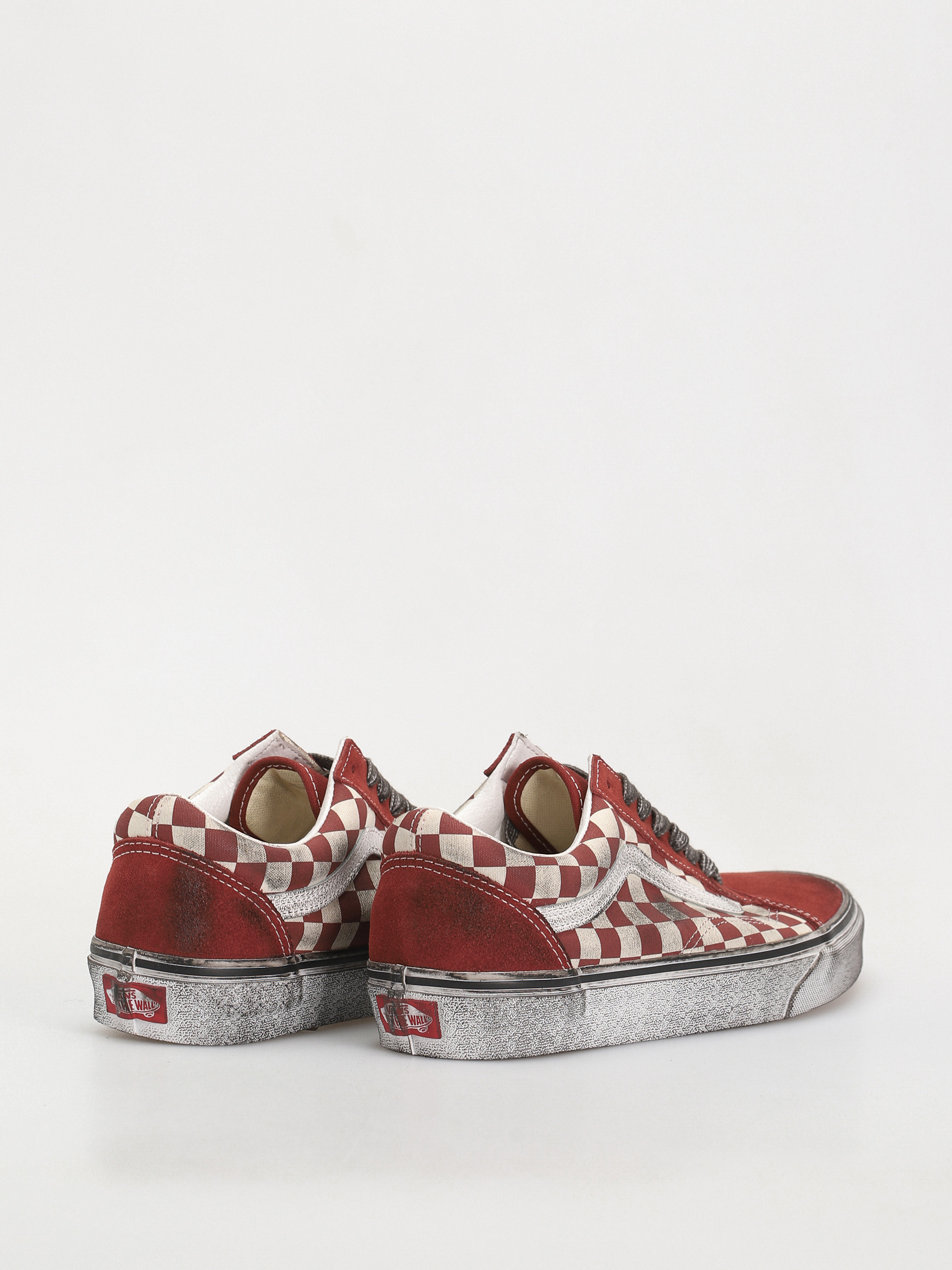 Vans Old Skool Cipők (stressed red/white)