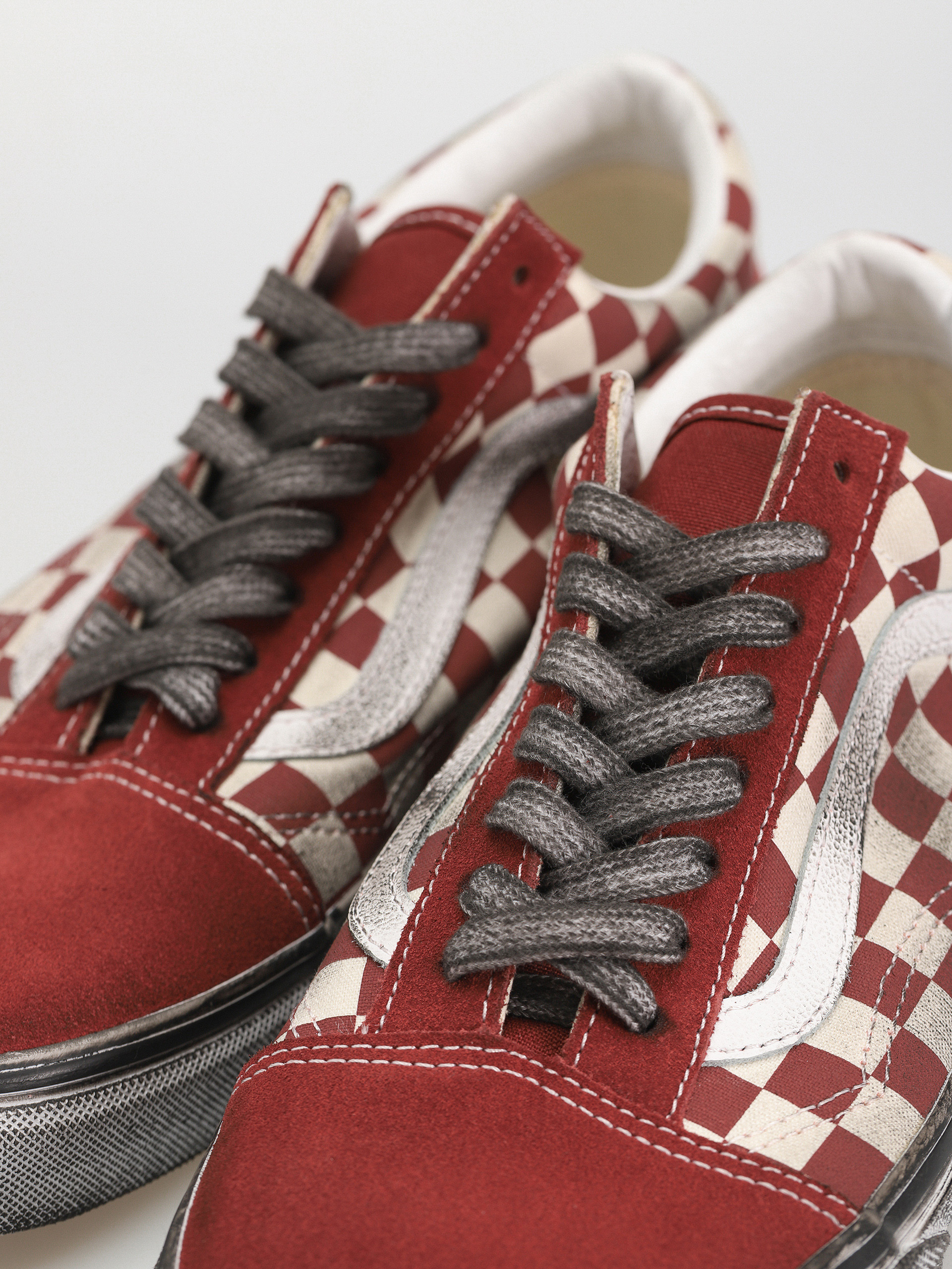 Vans Old Skool Cipők (stressed red/white)