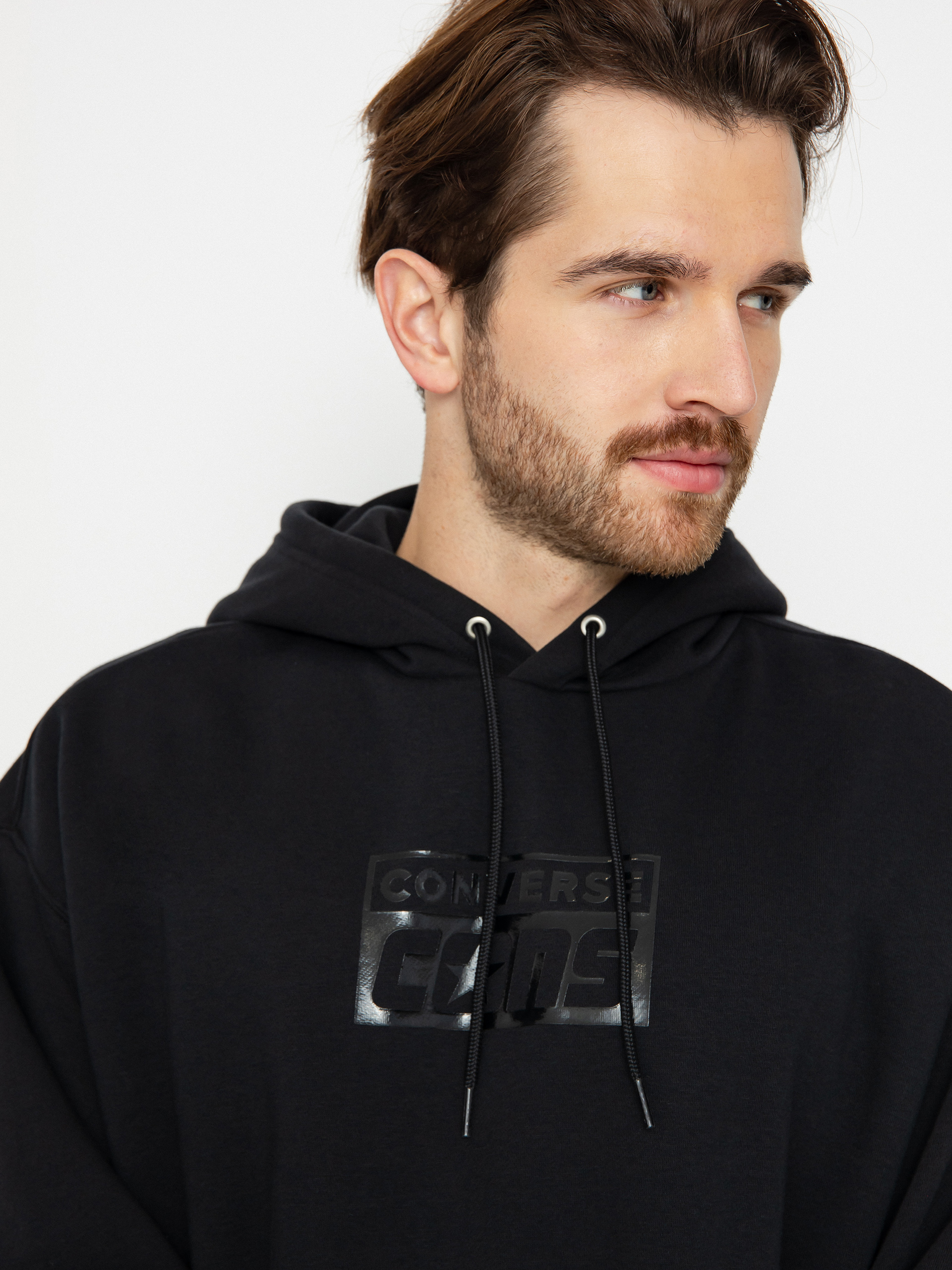 Kapucnis pulóver Converse Cons HD (black)