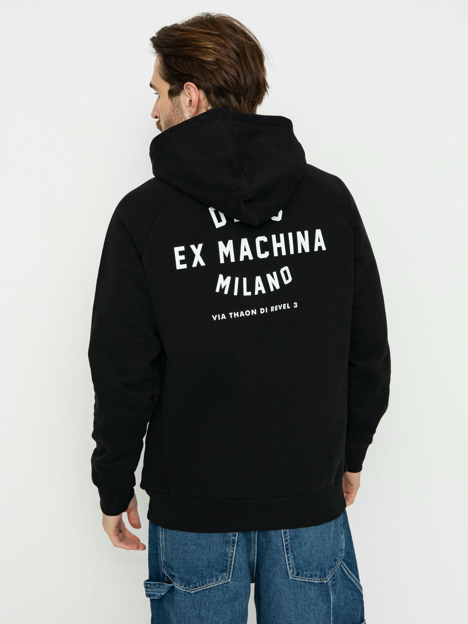 Deus Ex Machina Milano Address HD Kapucnis pulóver (black)