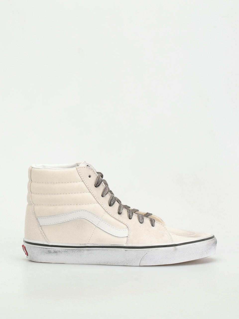 Vans Sk8 Hi Cipők (stressed white/white)