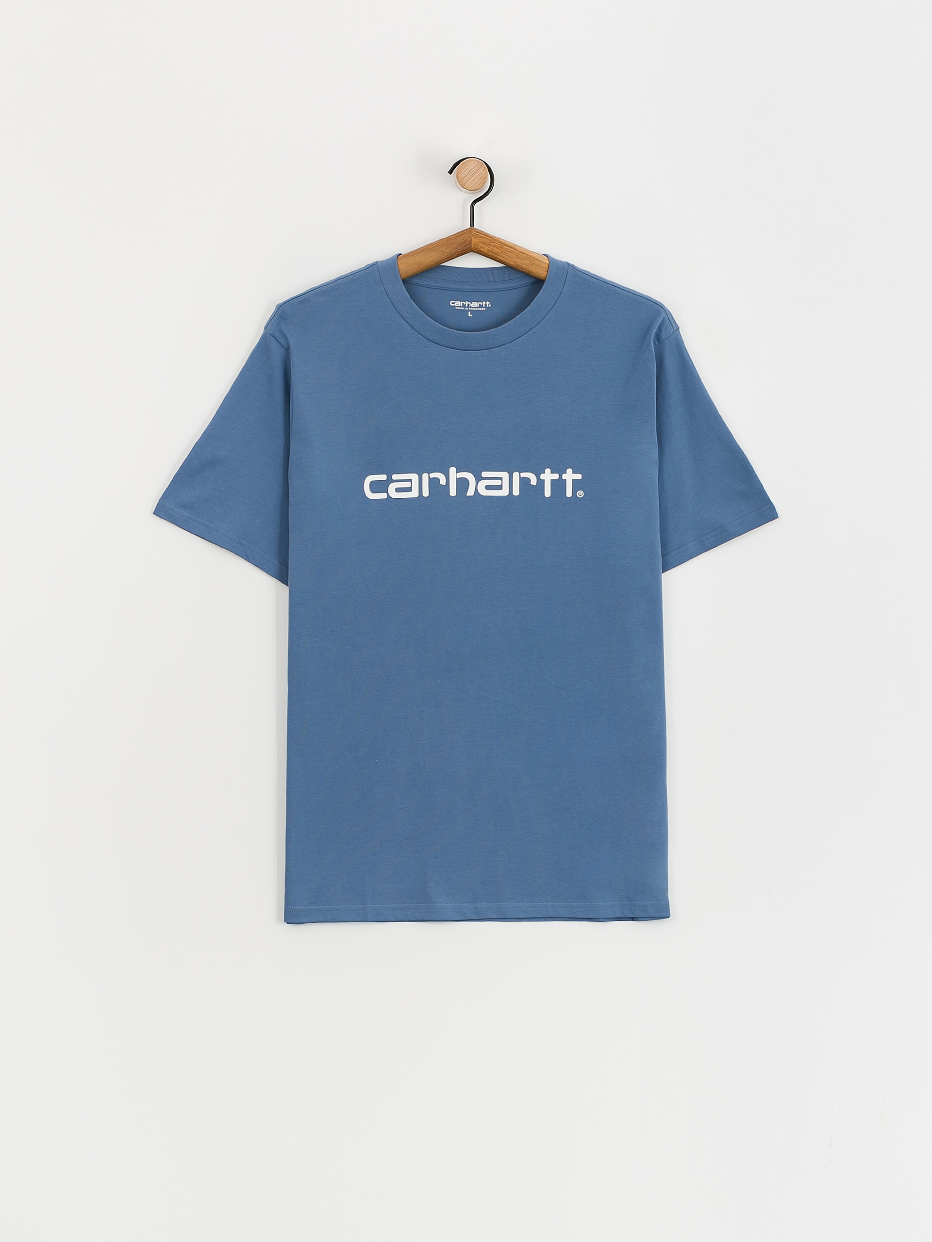 Carhartt WIP Script Póló (sorrent/white)