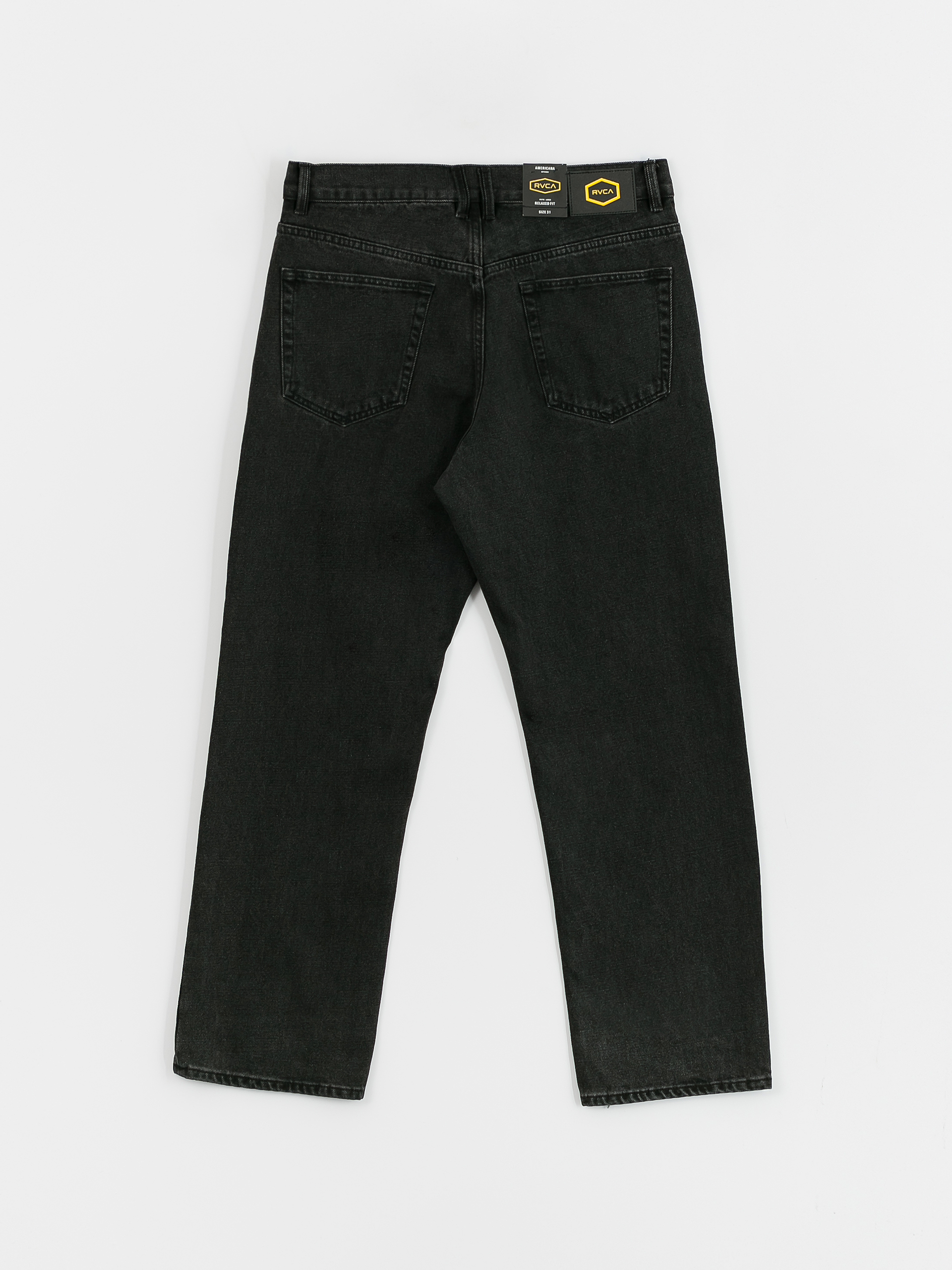 RVCA Americana Dayshift Denim Kisnadrág (black rinse)