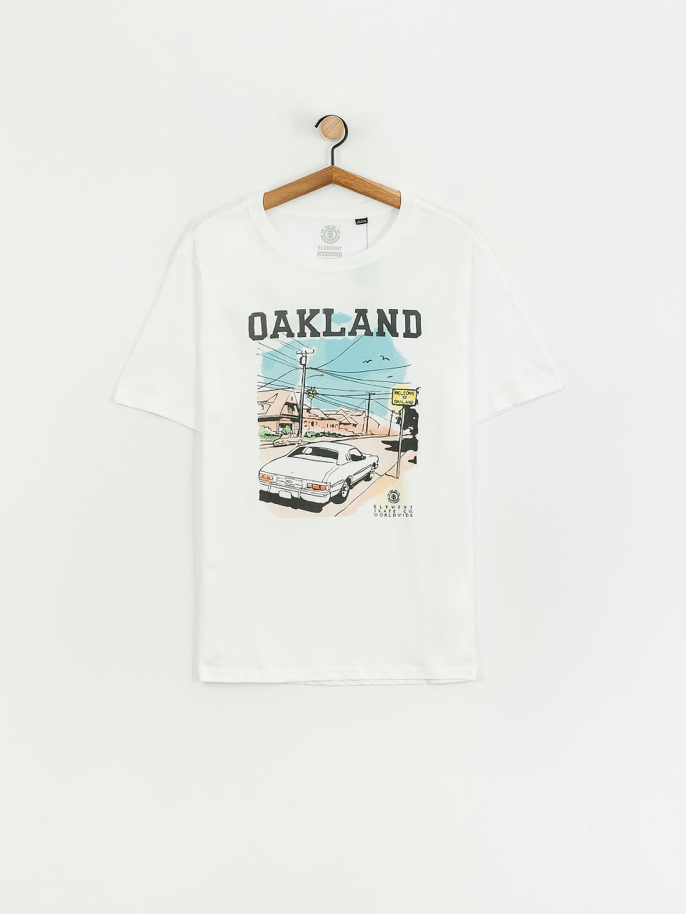 Element Oakland Worldwide Póló (optic white)