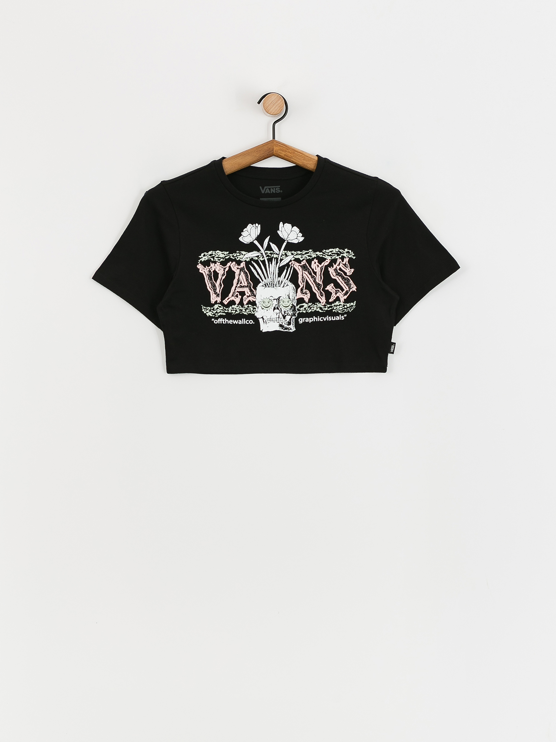 Vans Growing Ideas Crew Crop II Wmn Póló (black)