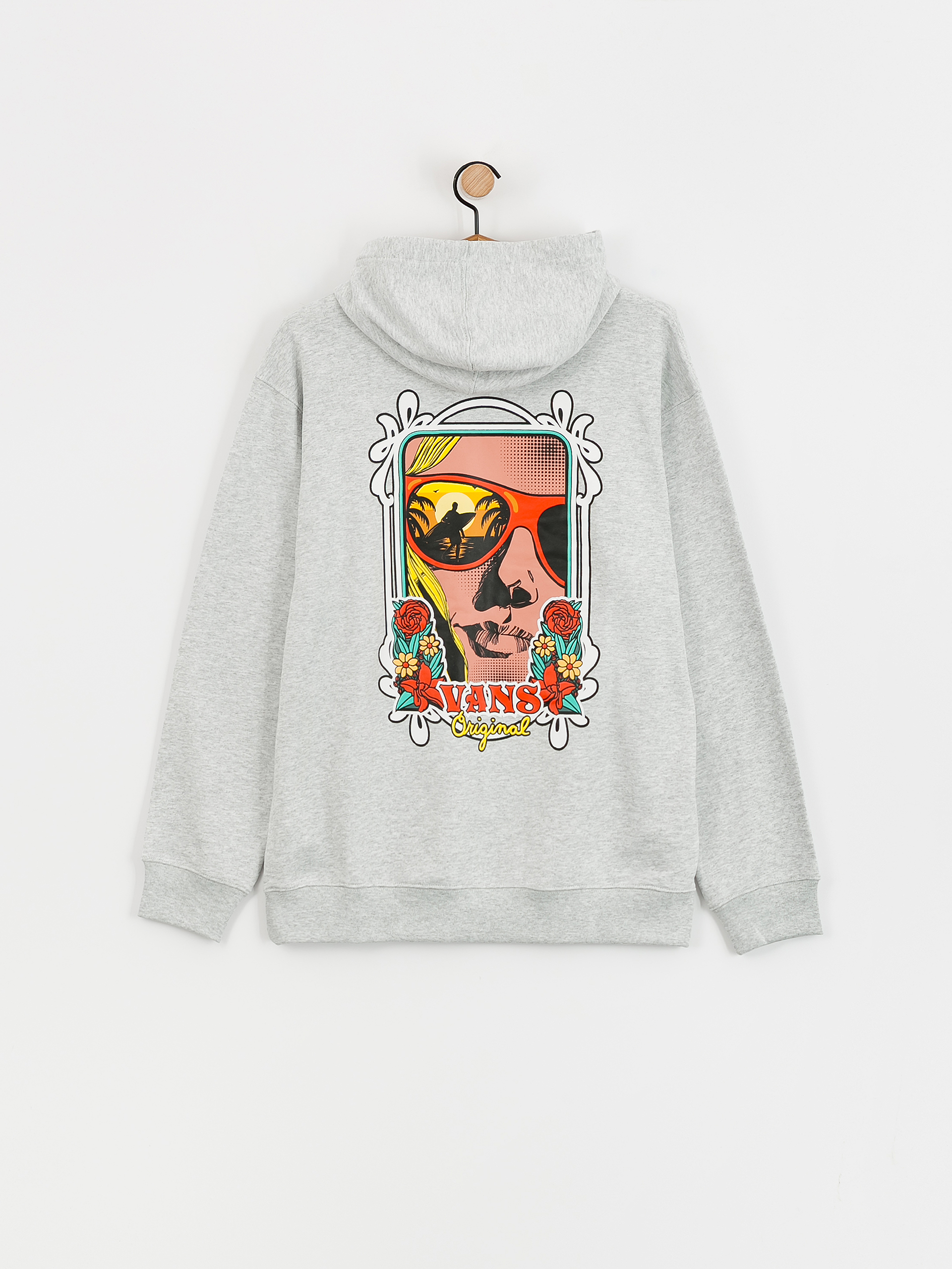 Vans Og Summer Loose HD Kapucnis pulóver (light grey heather)