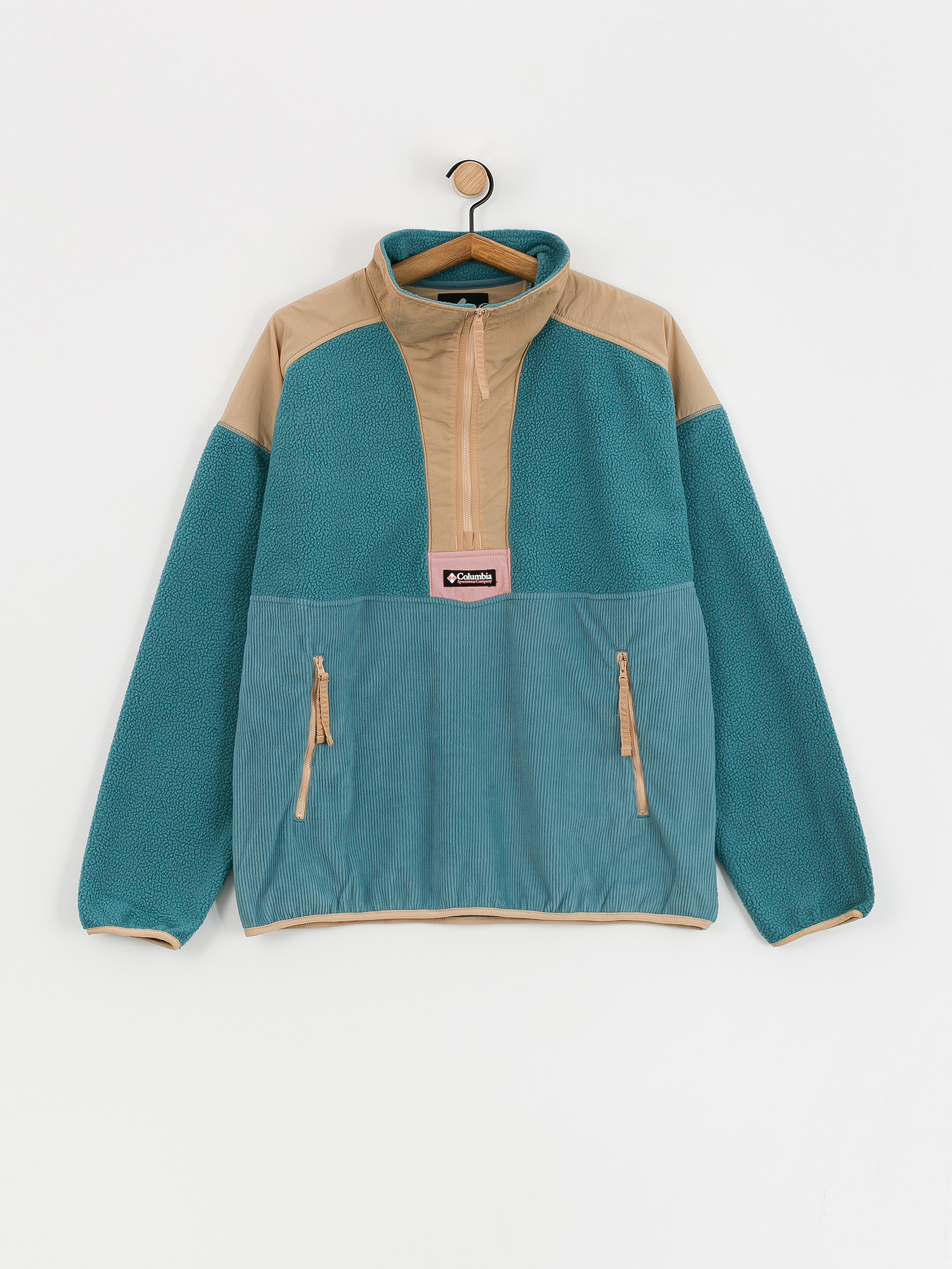 Férfi Columbia Riptide Polár pulóver (cloudburst/canoe/salmon rose)