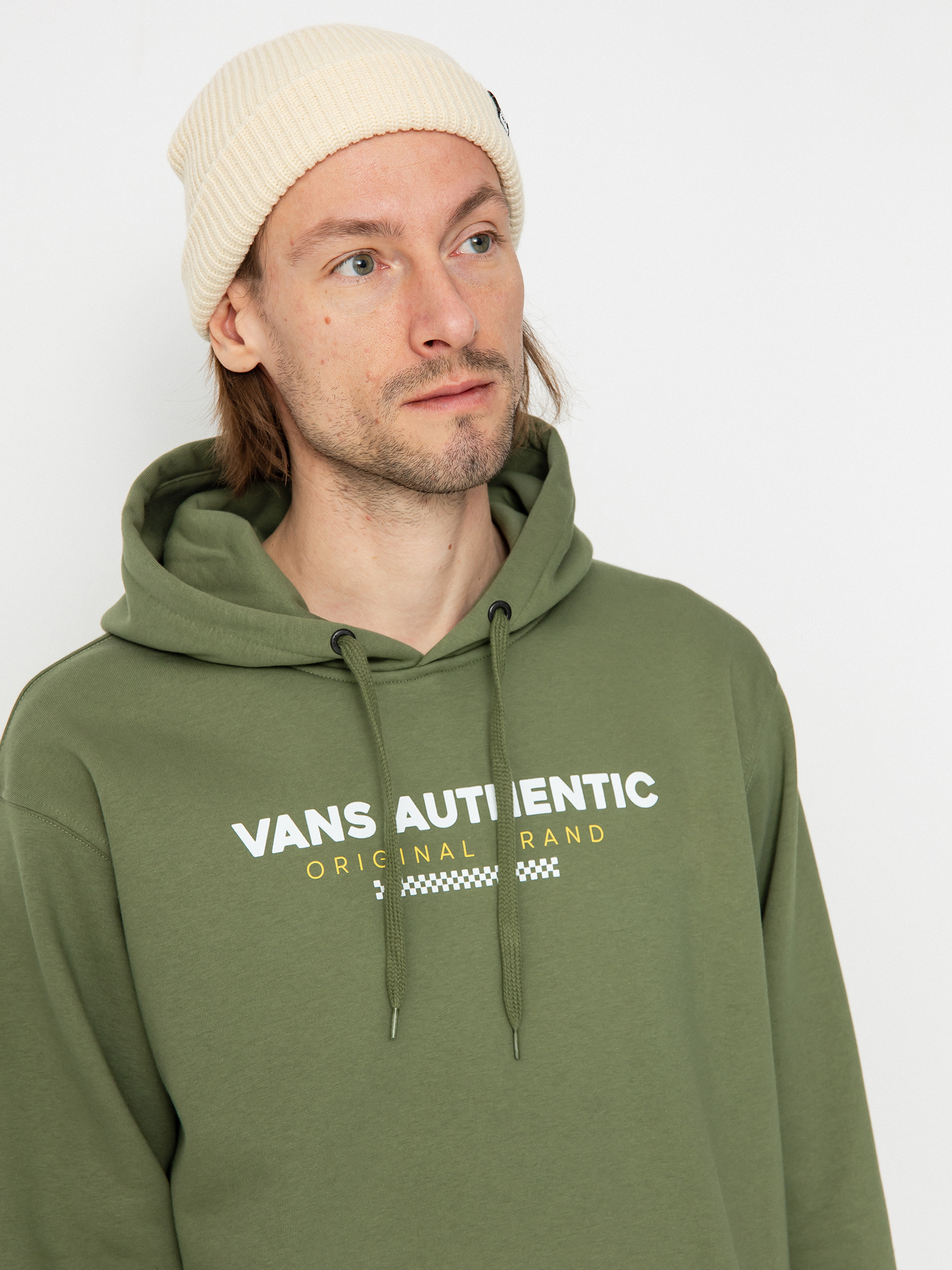Kapucnis pulóver Vans Vans Sport Loose Fit Fleece HD (olivine)