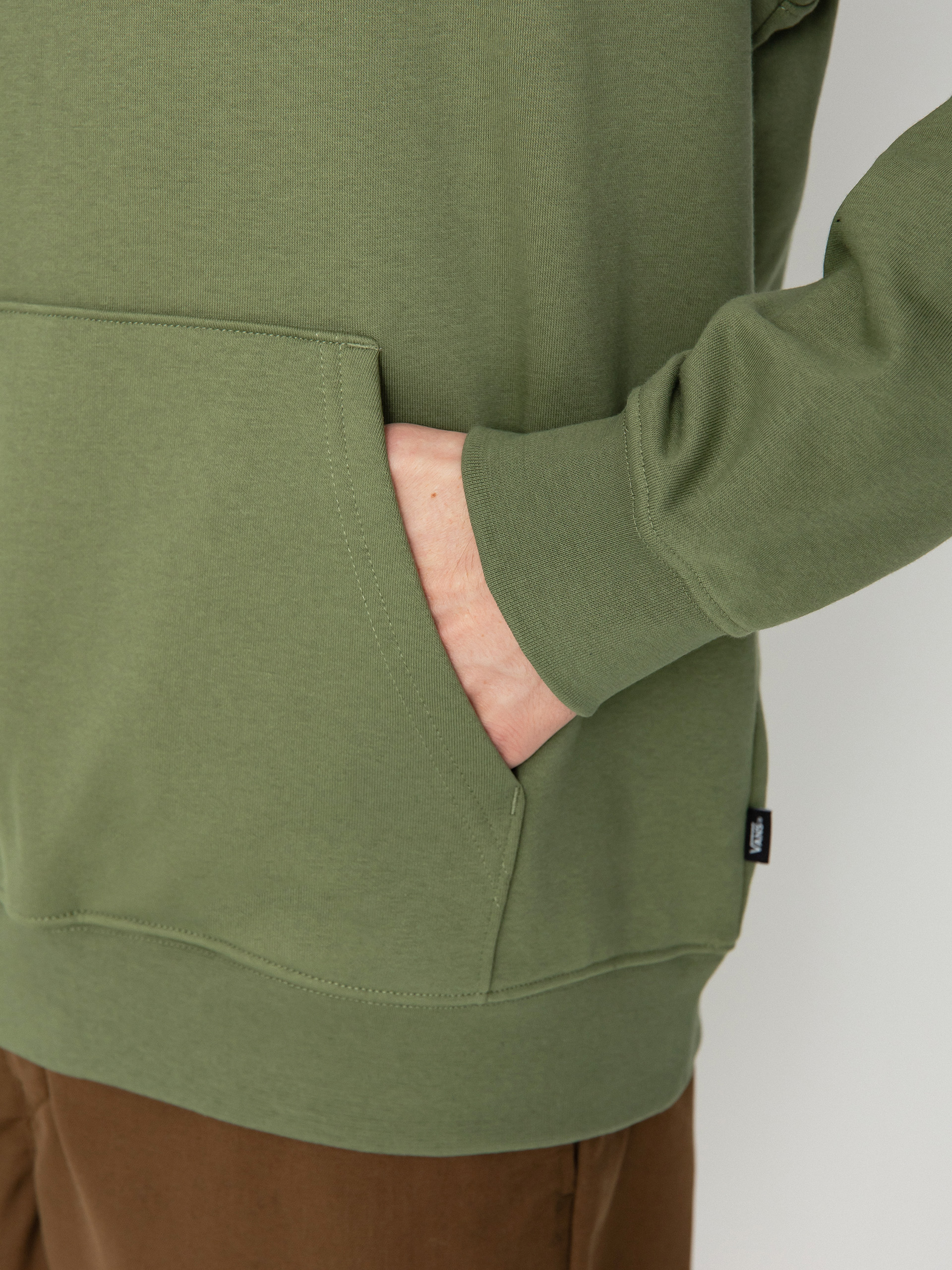 Kapucnis pulóver Vans Vans Sport Loose Fit Fleece HD (olivine)