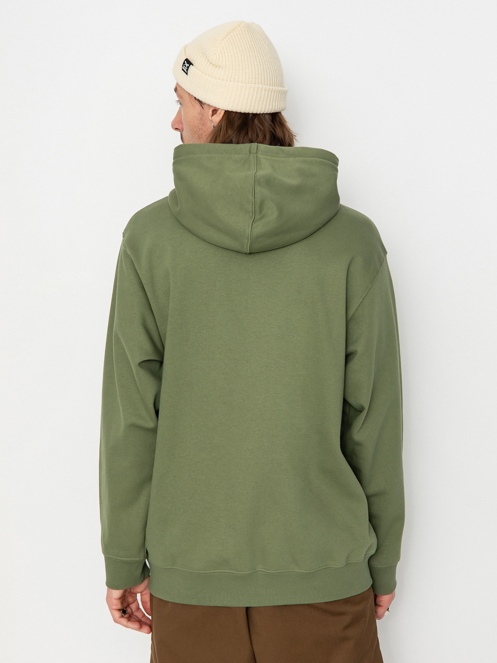 Kapucnis pulóver Vans Vans Sport Loose Fit Fleece HD (olivine)