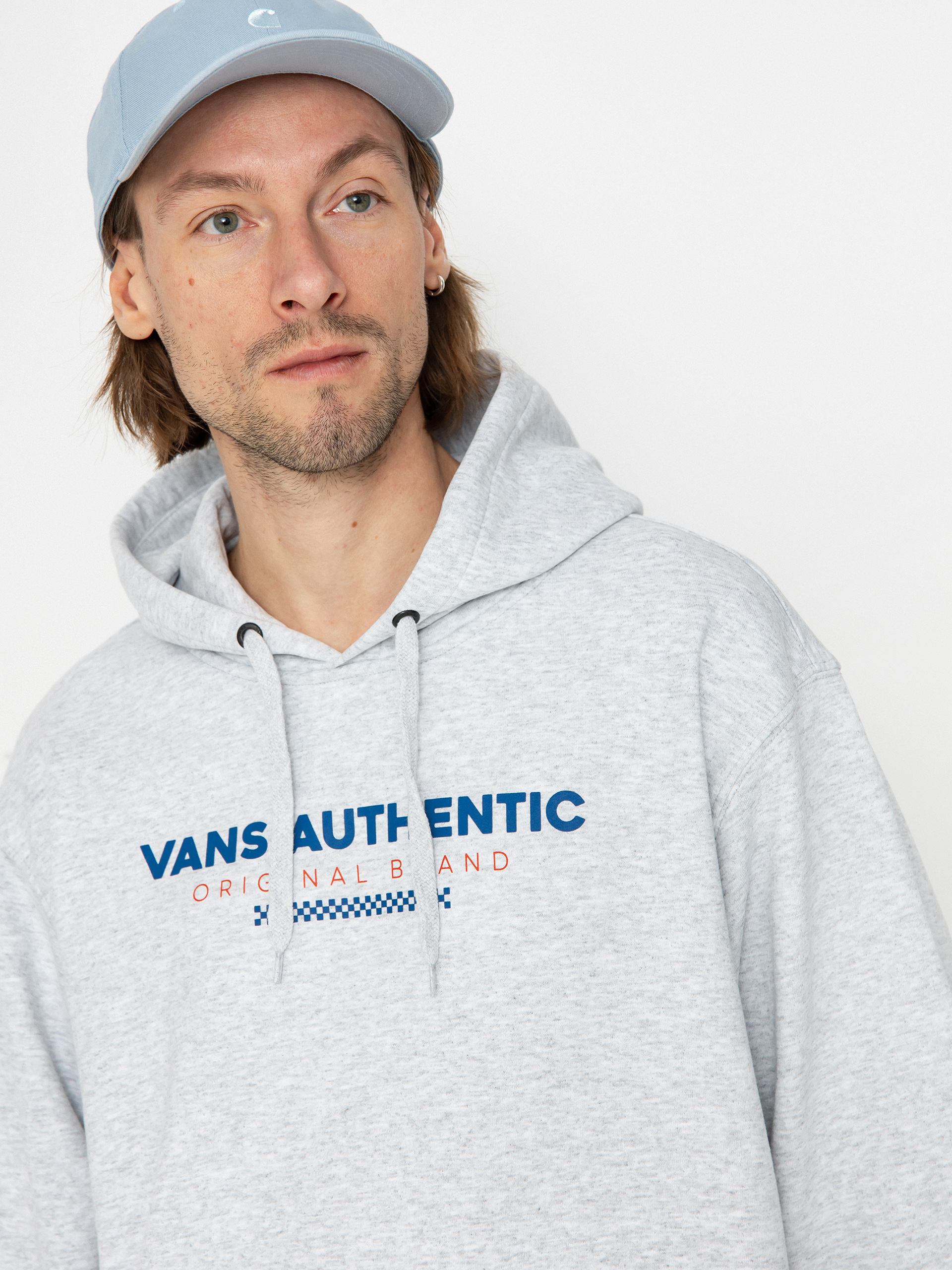 Kapucnis pulóver Vans Vans Sport Loose Fit Fleece HD (light grey heather)
