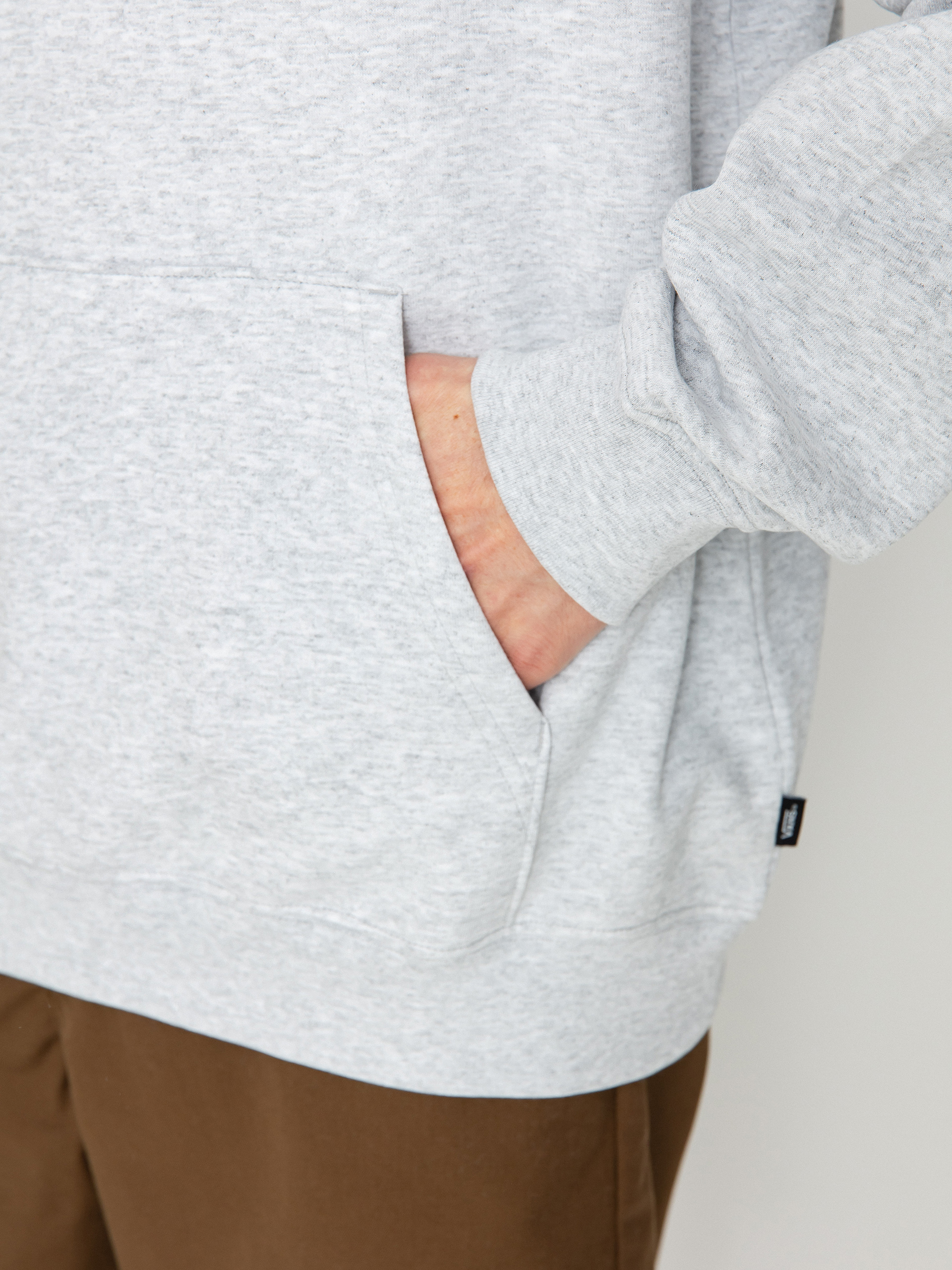 Kapucnis pulóver Vans Vans Sport Loose Fit Fleece HD (light grey heather)