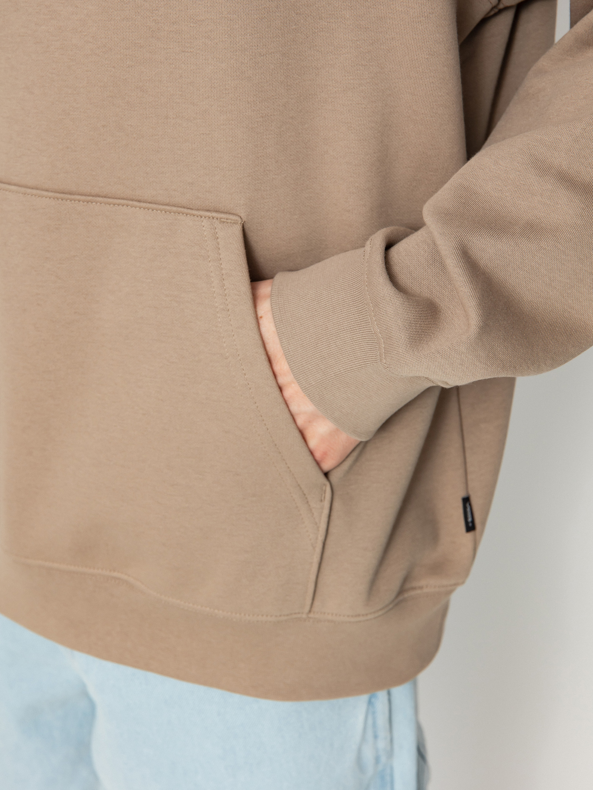 Kapucnis pulóver Vans Vans Sport Loose Fit Fleece HD (desert taupe)