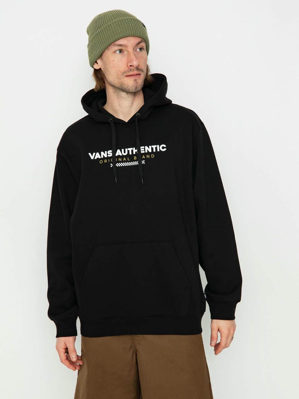 Kapucnis pulóver Vans Vans Sport Loose Fit Fleece HD (black)